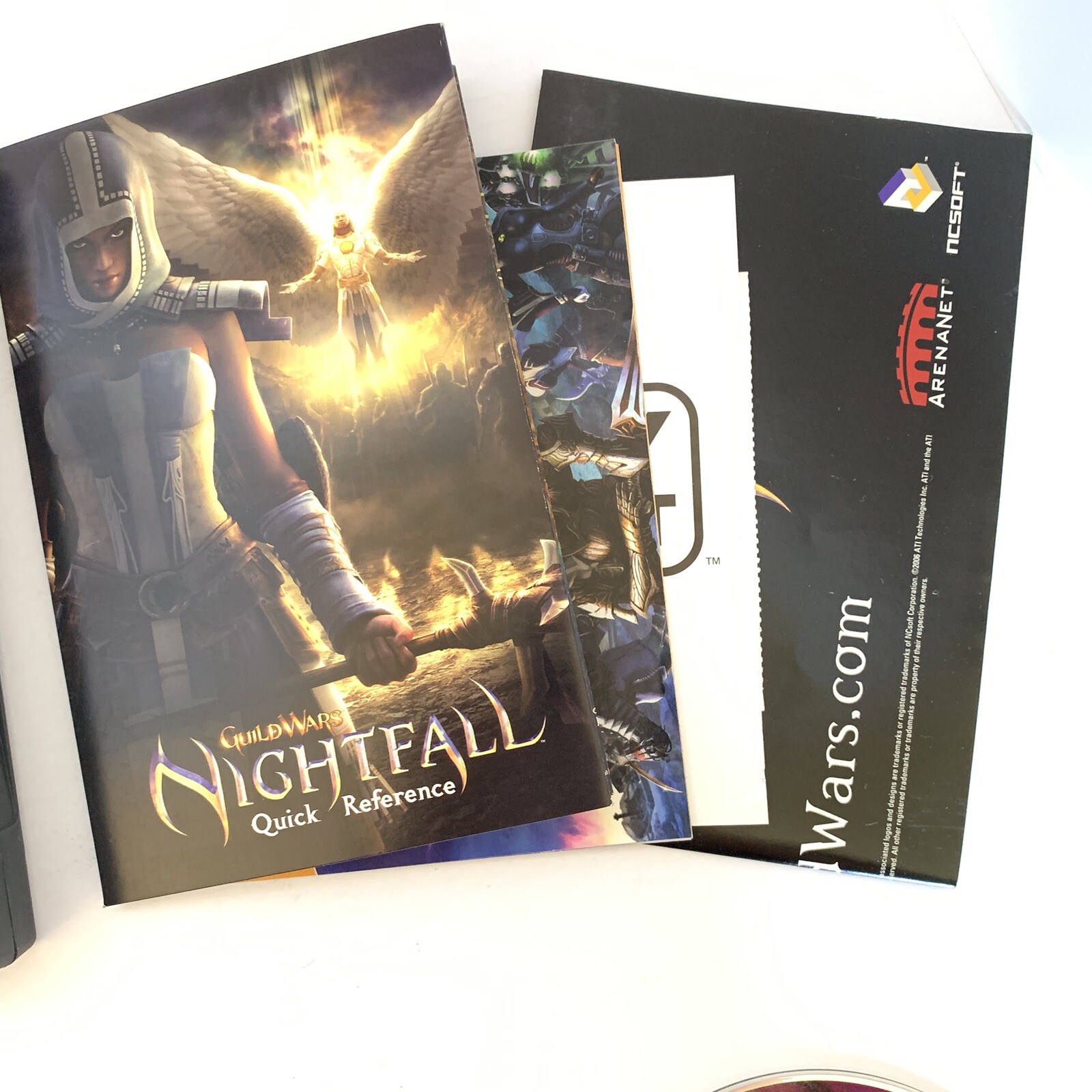 Guild Wars: Nightfall (PC, 2006, NCSoft, 3-Disc) With Access Key