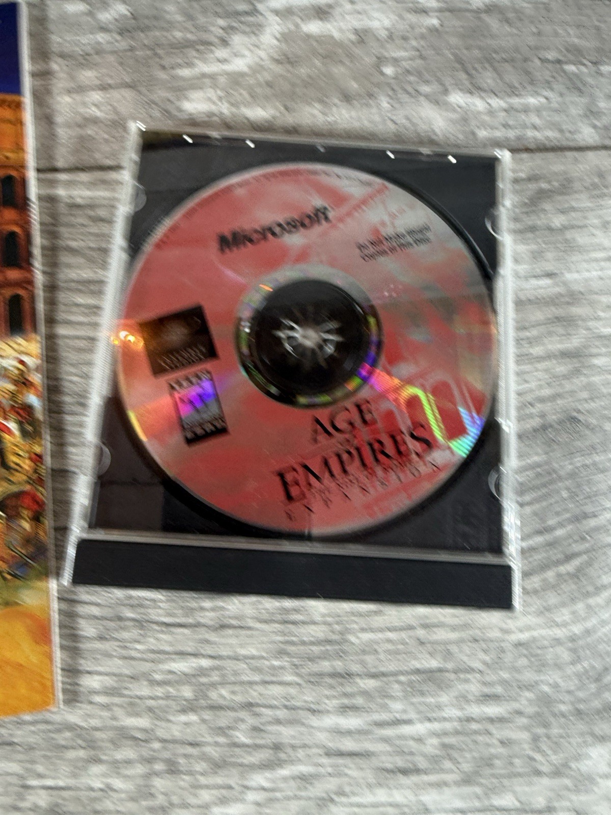 Age Of Empires BIG BOX & Rise Of Rome Expansion Pack Microsoft PC Windows 95