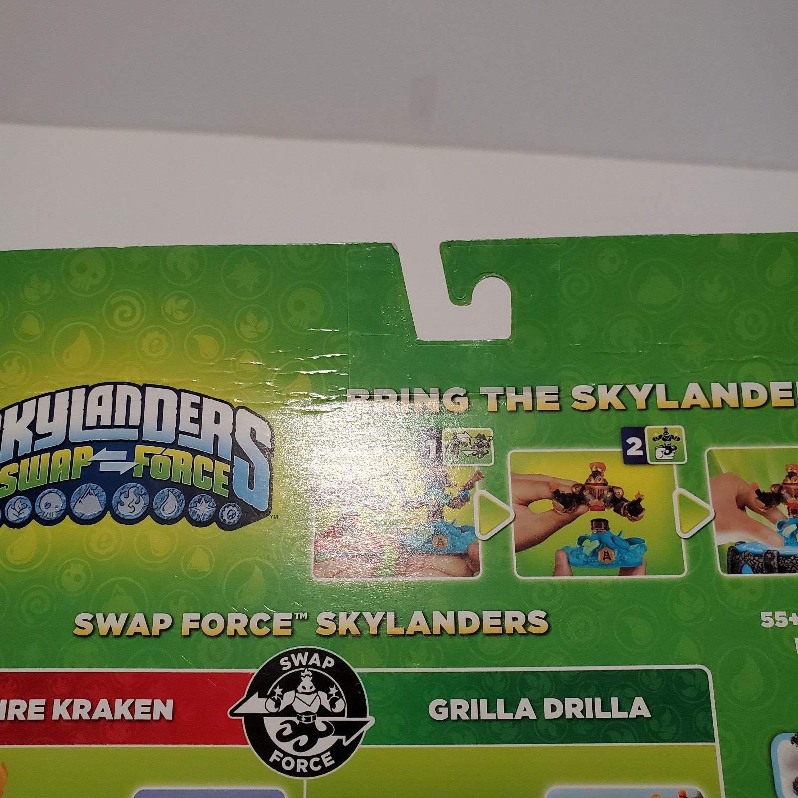Skylanders Swap Force – Fire Kraken & Grilla Drilla Complete In Box READ DESCRIP