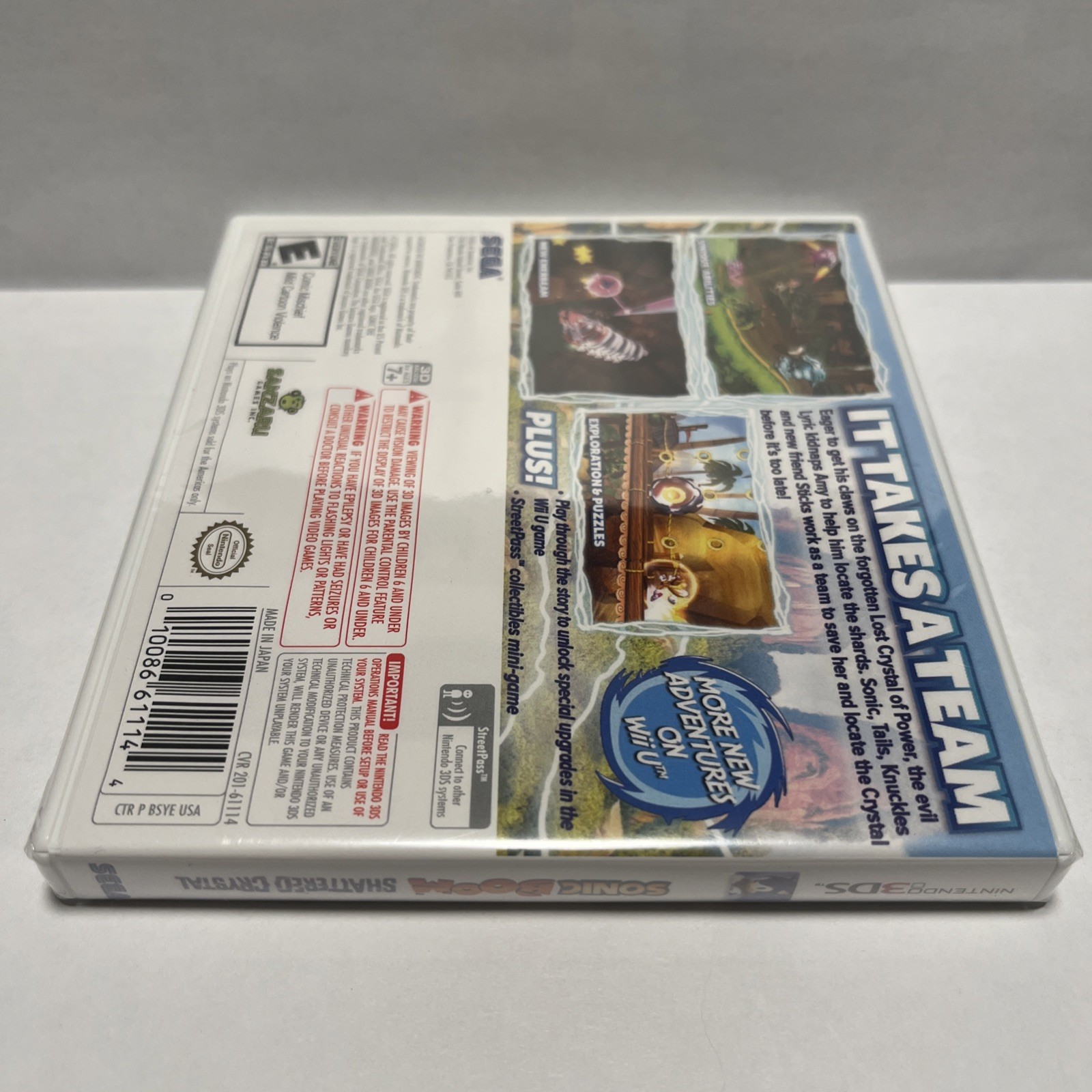 Sonic Boom: Shattered Crystal for 3DS. (SEALED)