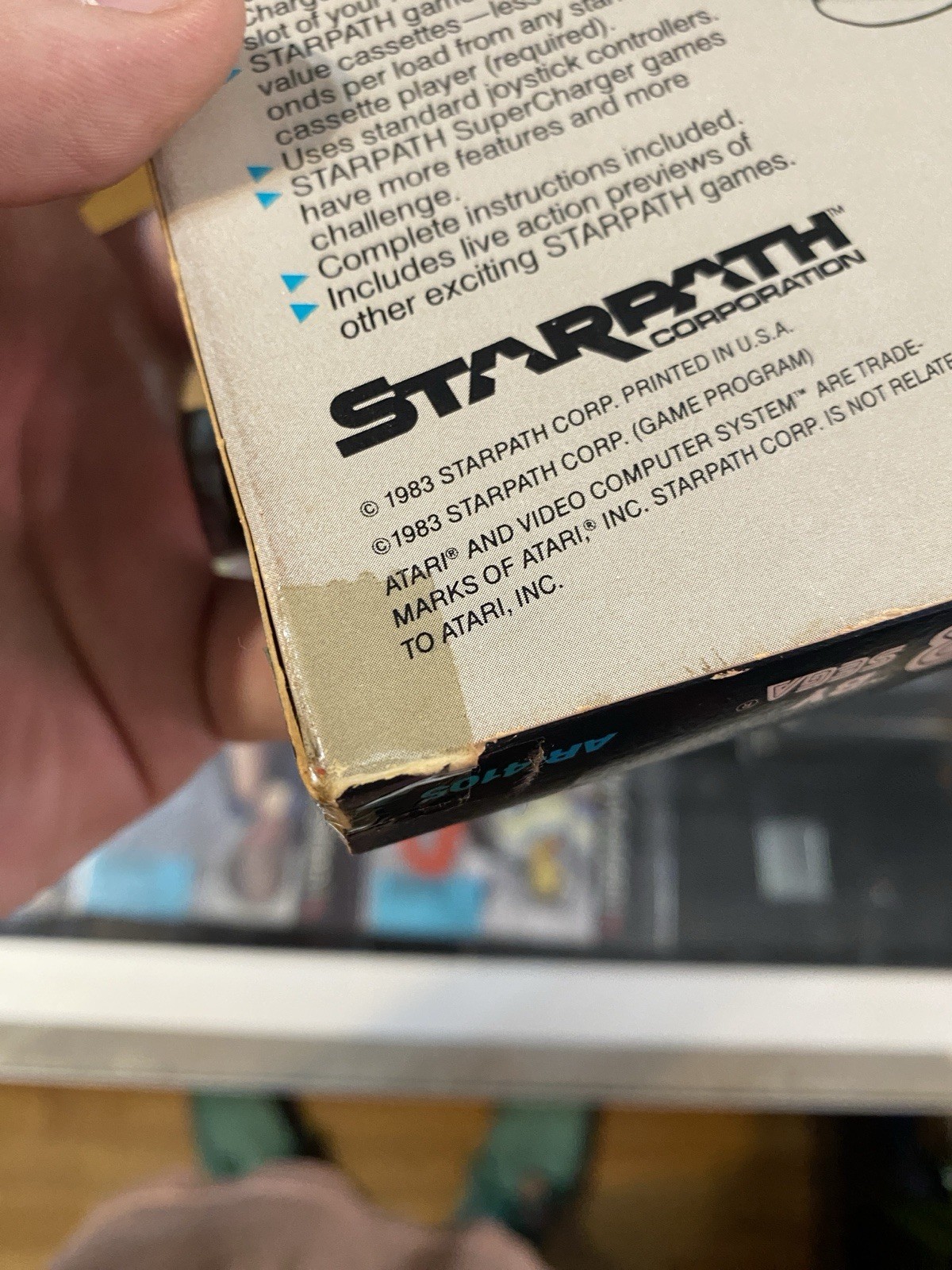 Frogger Atari 2600 Starpath Supercharger Arcadia Sega Complete CIB W/Protector