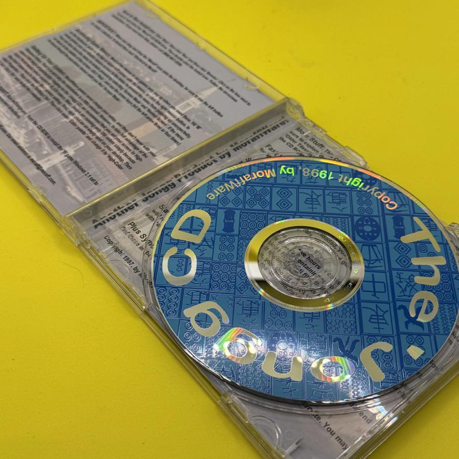 The ‘Jongg CD’ by MoraffWare – Vintage PC Software Windows 95 NT