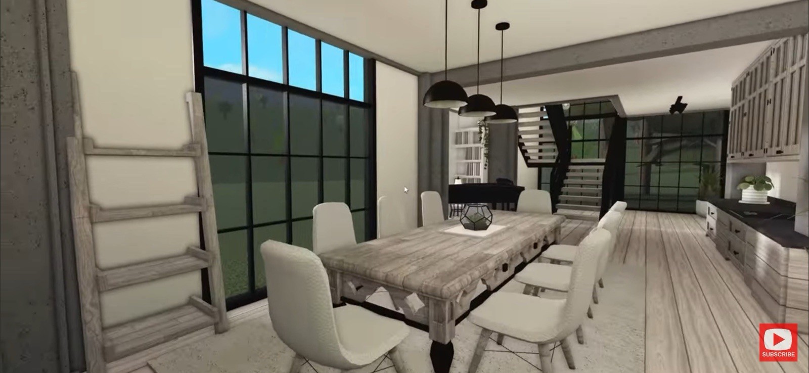 MODERN FAMILY FARMHOUSE BLOXBURG.CHECK DESCRIP.FAST BUILDER FOR CHEAP PRICE