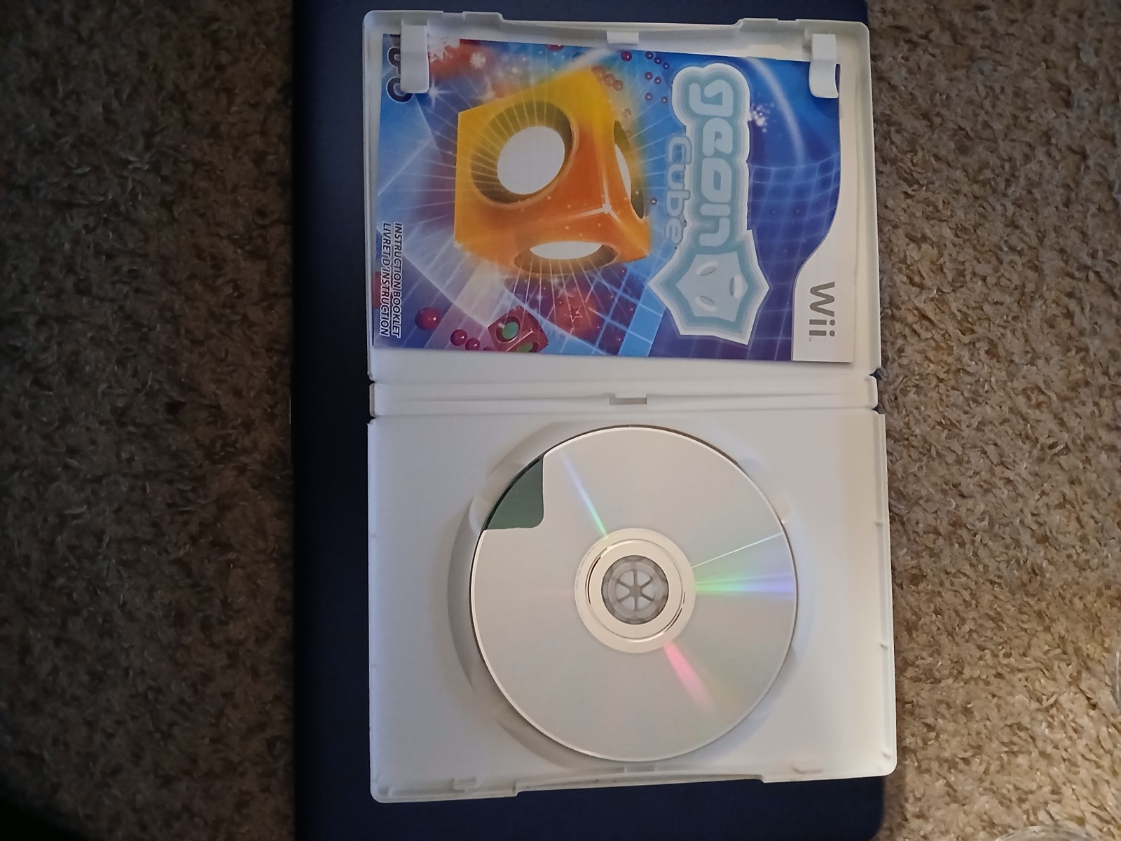 UFO Interactive Geon Cube (Nintendo Wii, 2007) Puzzle/Arcade E NTSC-U/C Manual