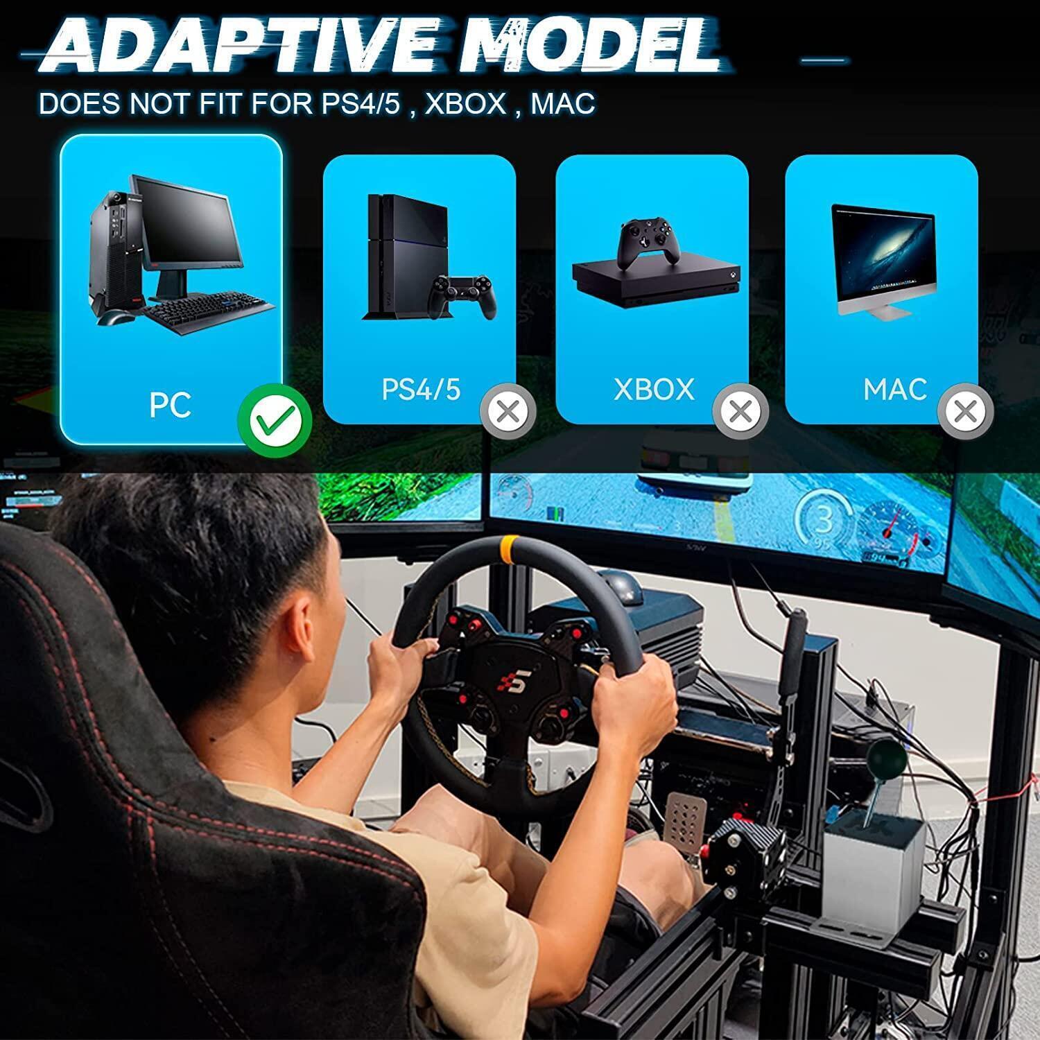 16Bit PC USB Handbrake SIM for Racing Games T500 G27/G29 FANATECOSW