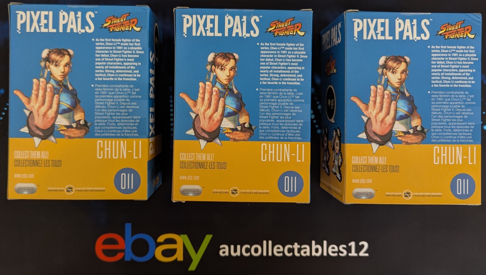PDP Pixel Pals Street Fighter Chun-Li #011 Light Up Figure
