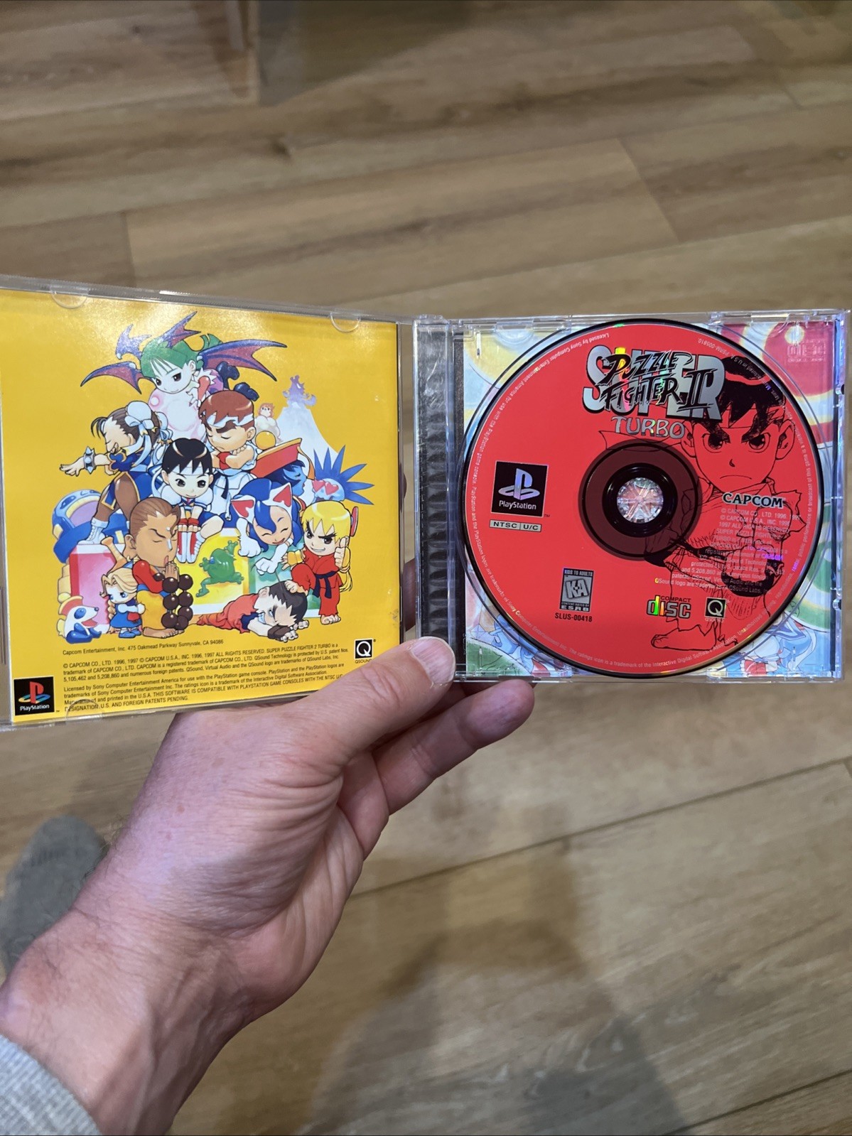 PlayStation/PS1 Super Puzzle Fighter II Turbo Complete Excellent Cond w Reg Card