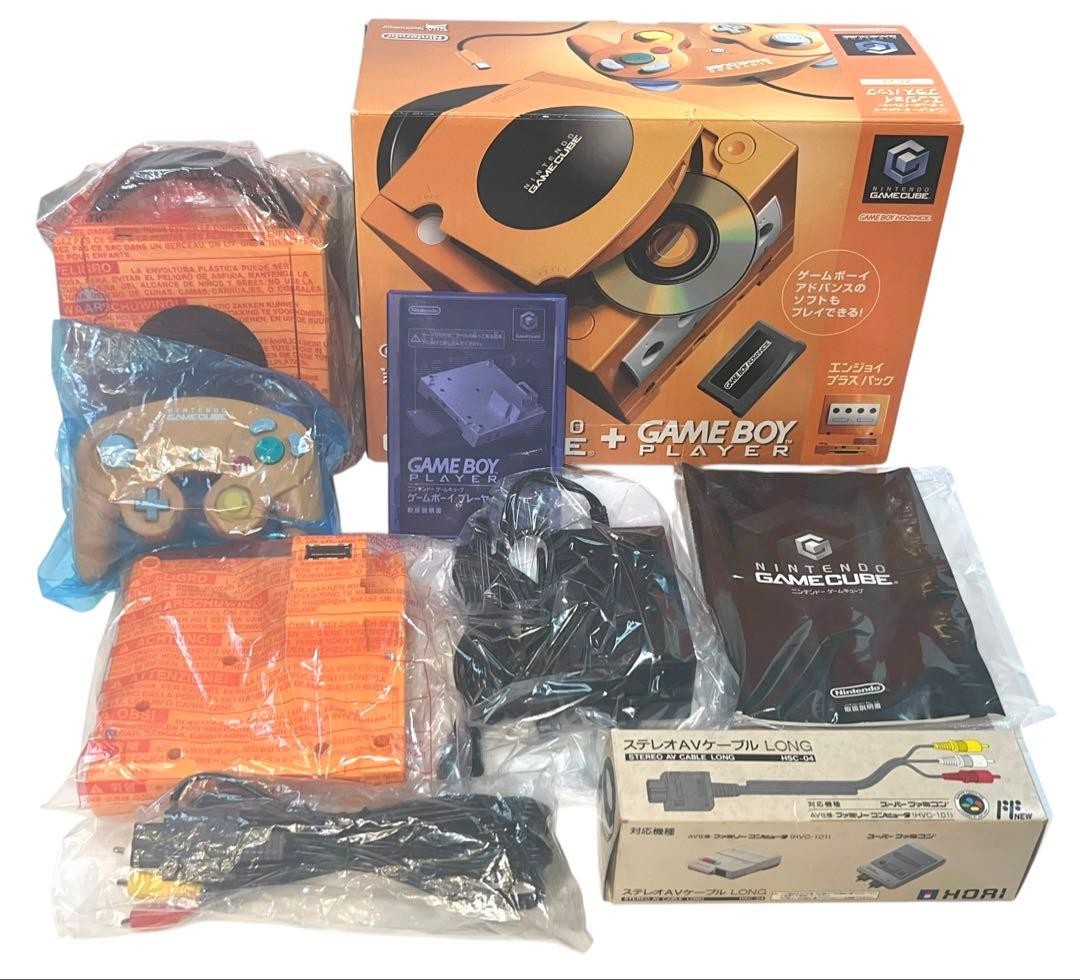 【Near Mint】Nintendo Gamecube Orange Console Enjoy DOL-001 JP Game GC System JP