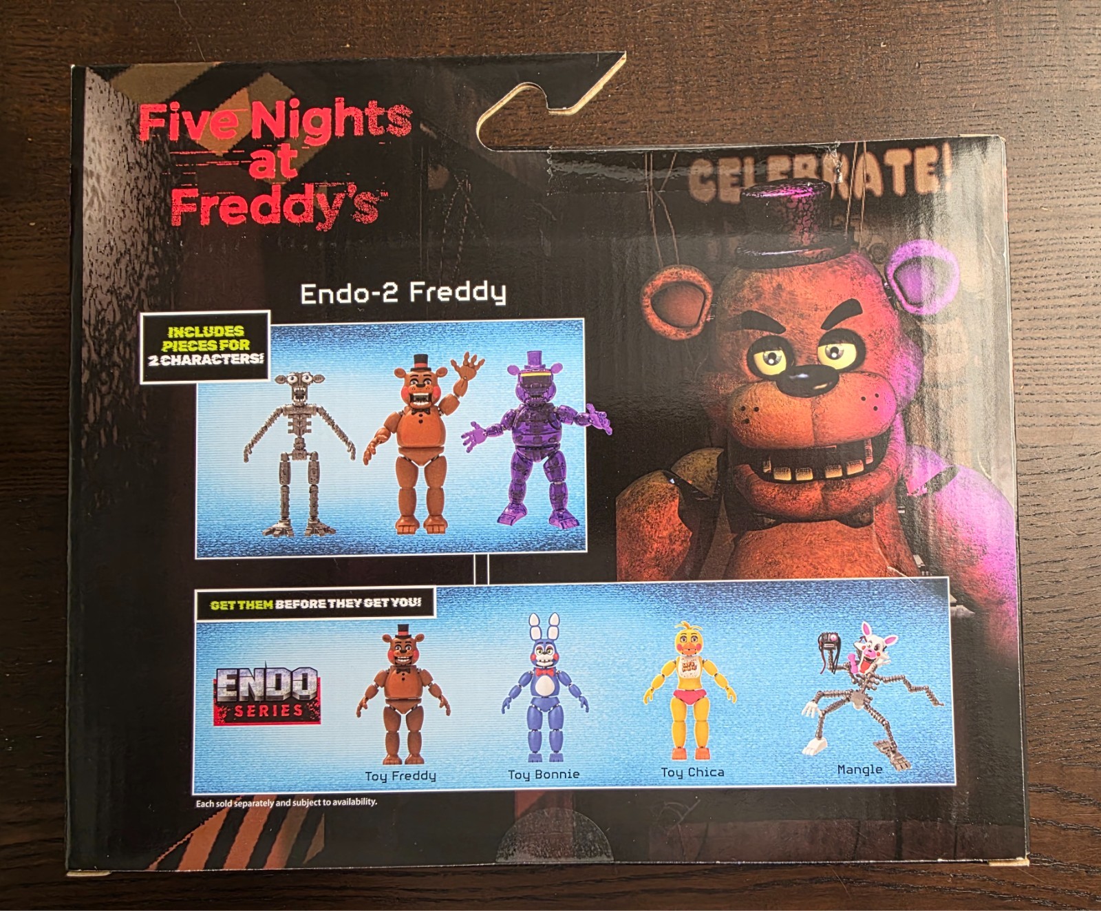FNAF Jazwares ENDO SERIES Classic Freddy And Classic Bonnie Bundle
