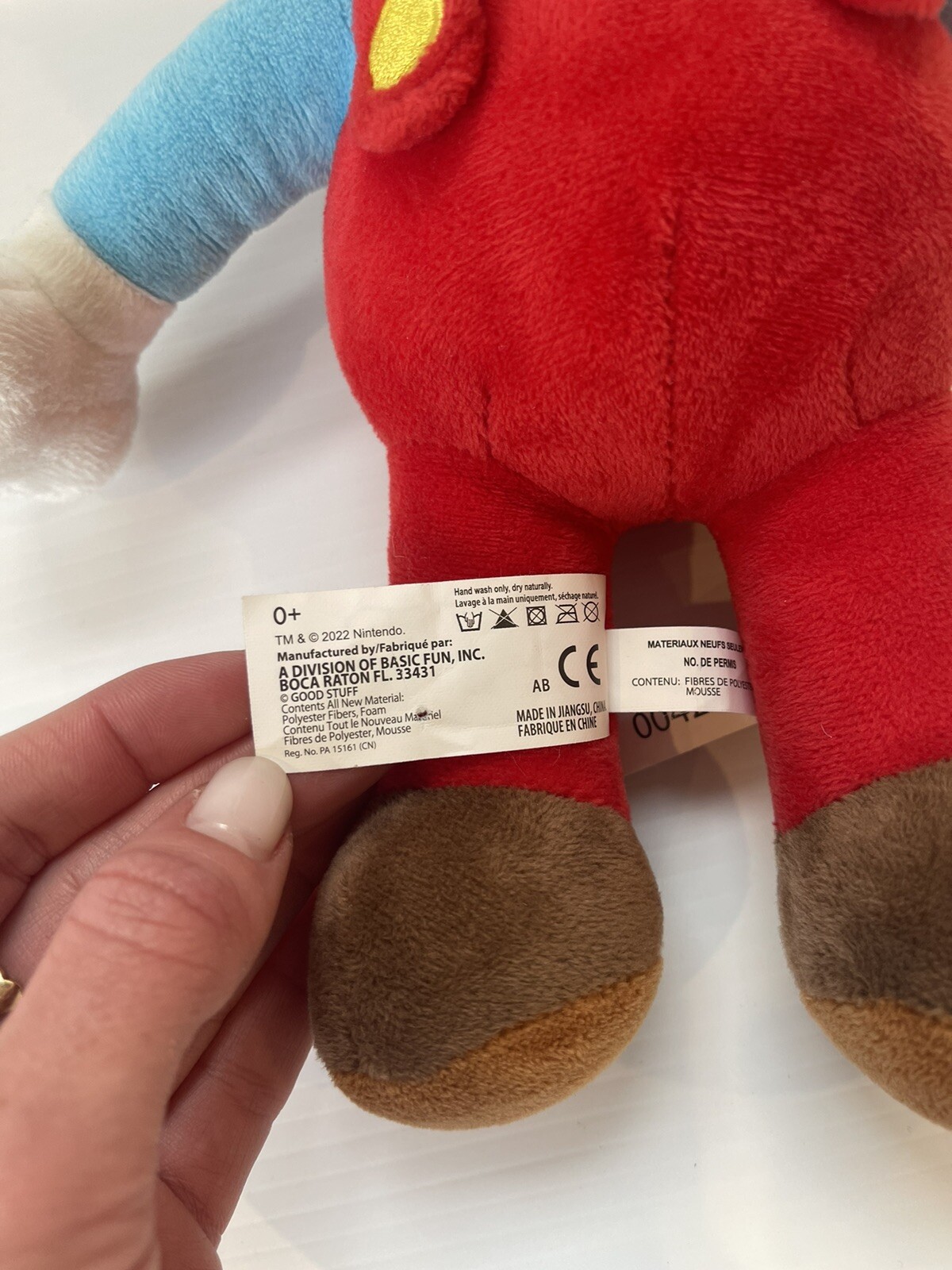 Official Super Mario Plush 2023 Nintendo Mario Character 30cm Stuffed Toy EUC