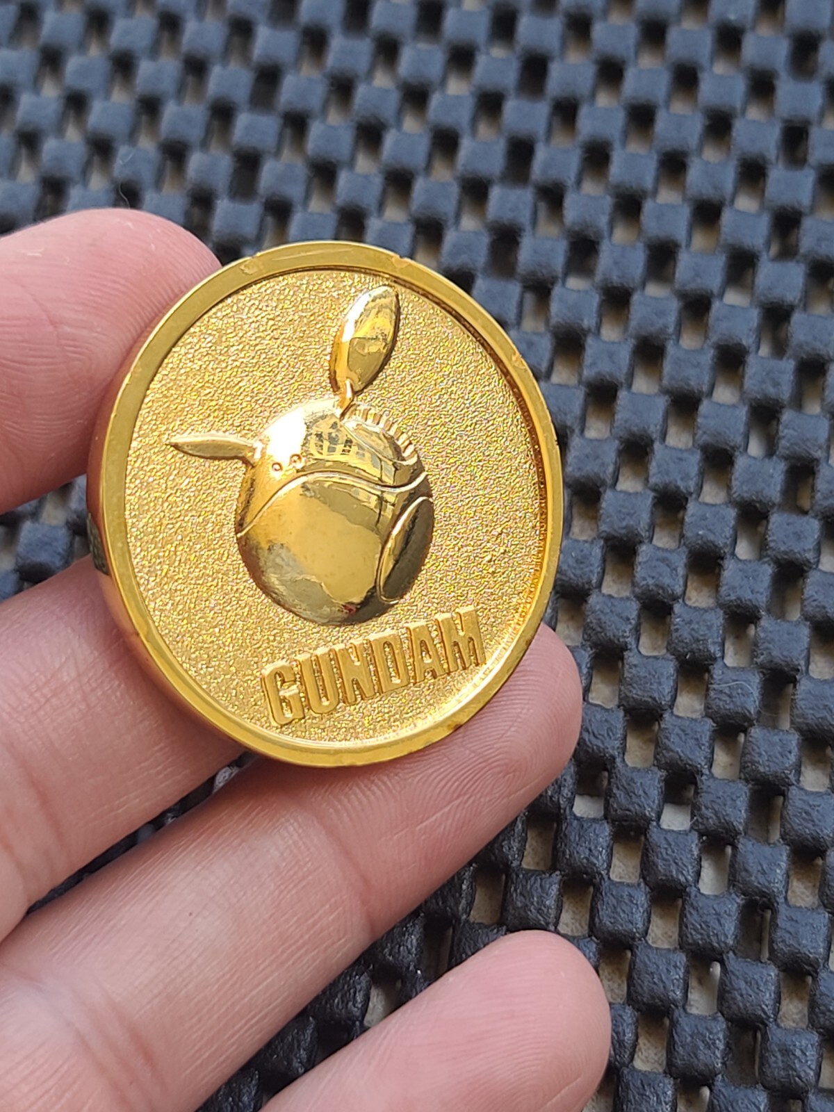 Gundam Mobile Suit Coin Medal Video Game Anniversary Rare Promo SNES Playstation