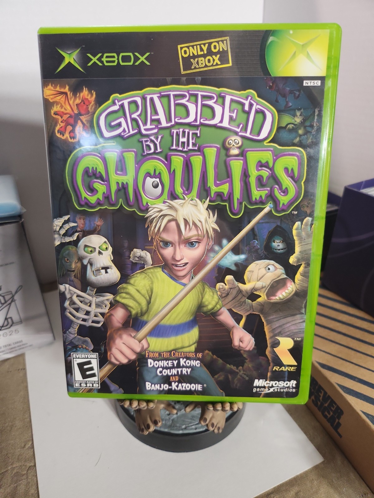 XBOX Game Grabbed By The Ghoulies CIB Complete In Box