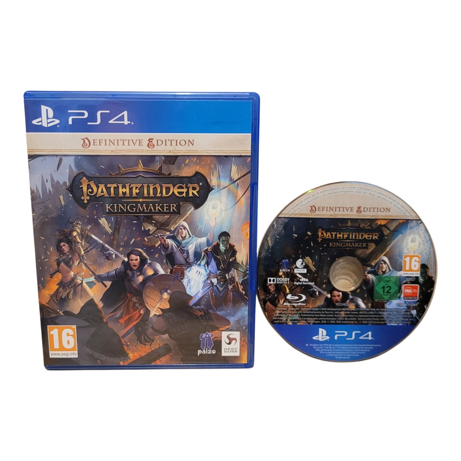 Pathfinder Kingmaker Definitive Edition PS4 EXCELLENT Condition (PS5 Compatible)