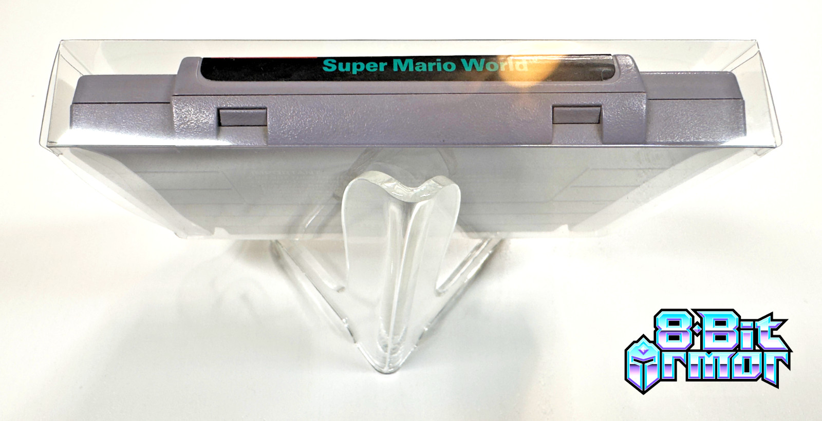 3 Cartridge Protectors for Super Nintendo SNES Cart Game Clear Display Case