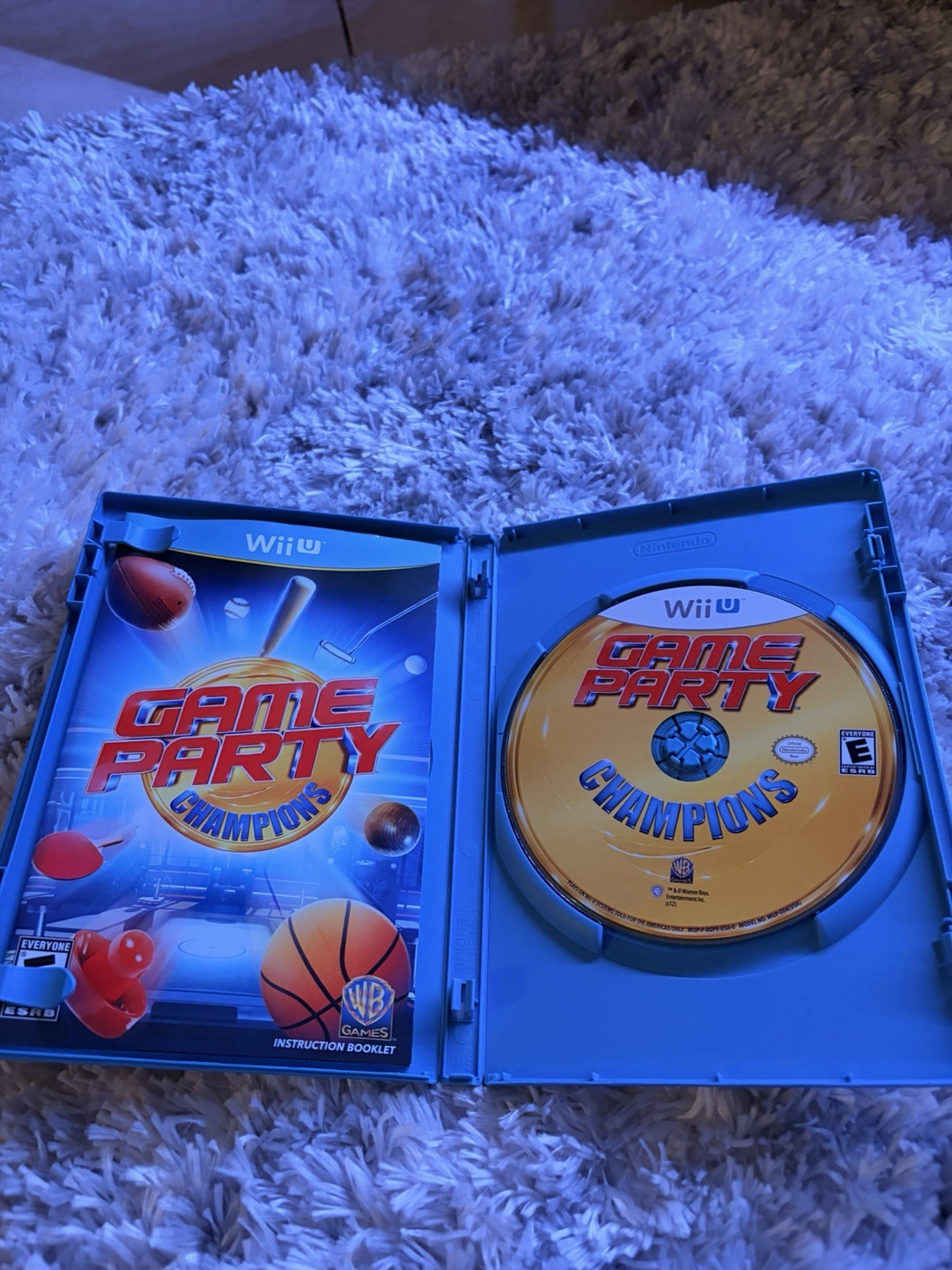 WB Games Game Party Champions Nintendo Wii U NTSC-U/C E (2012) w/ Case Manual