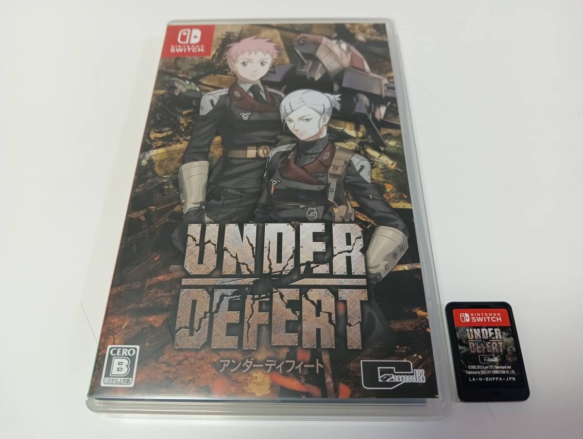 UNDER DEFEAT Nintendo Switch Japan Import Free shipping FedEx DHL Tested