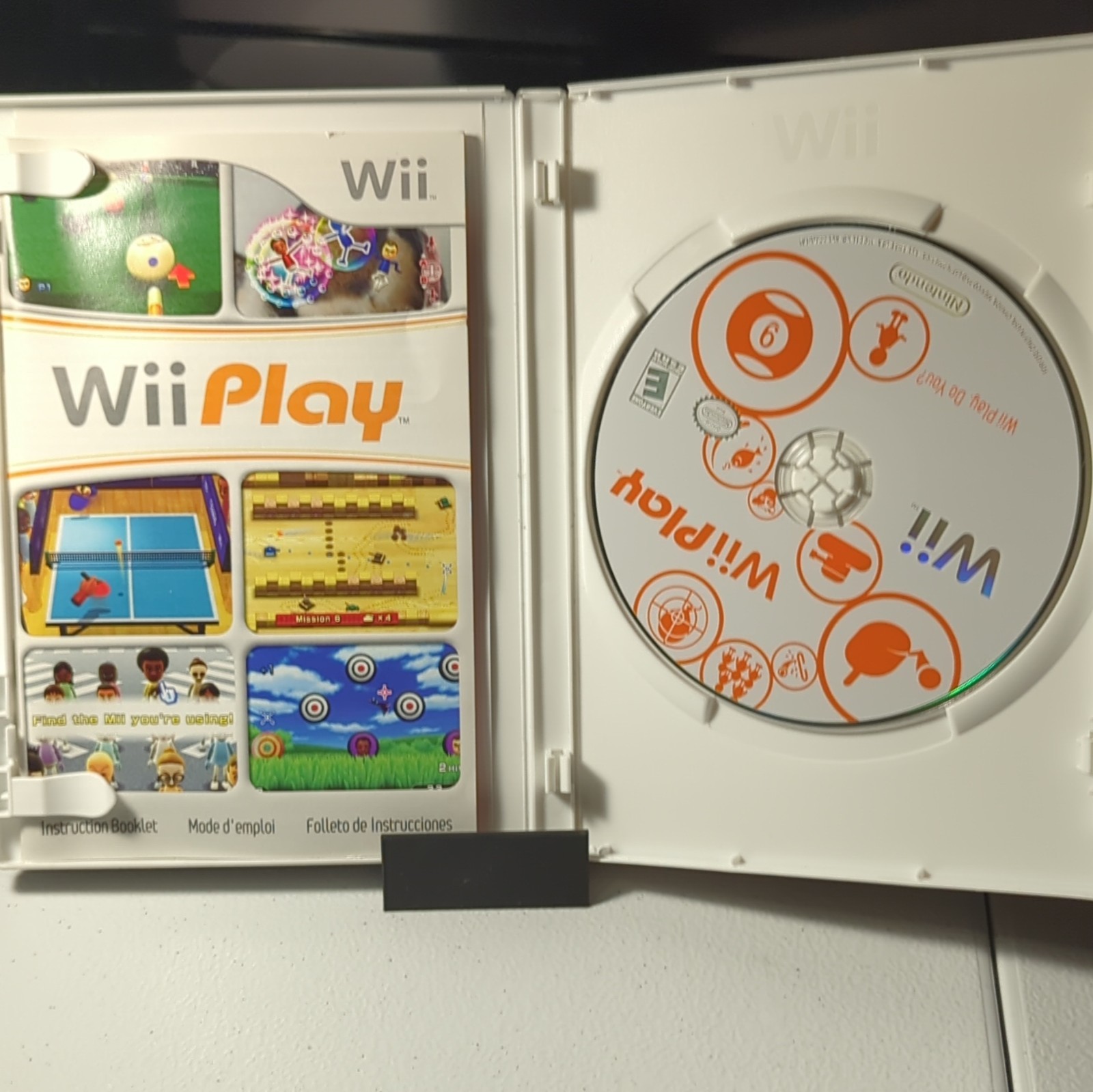 Nintendo Wii Play, Nintendo Wii, CIB w/ Manual,