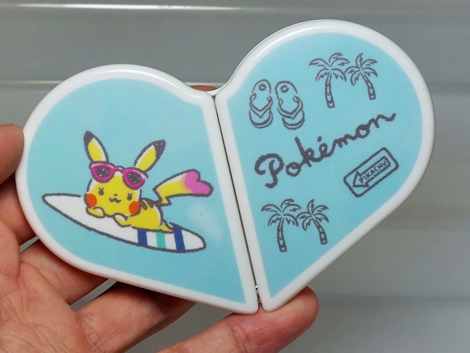 Pokemon Love ITS’DEMO Pikachu Mirror Japan 2.6in
