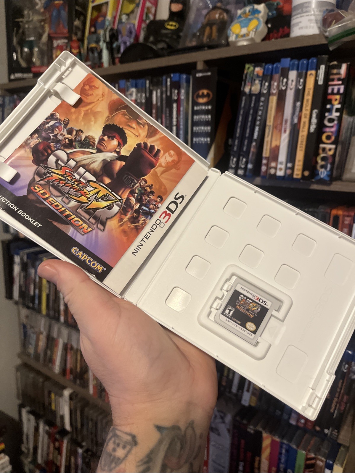 Super Street Fighter IV 3D Edition (Nintendo 3DS, 2011) w/ Slip & Manual