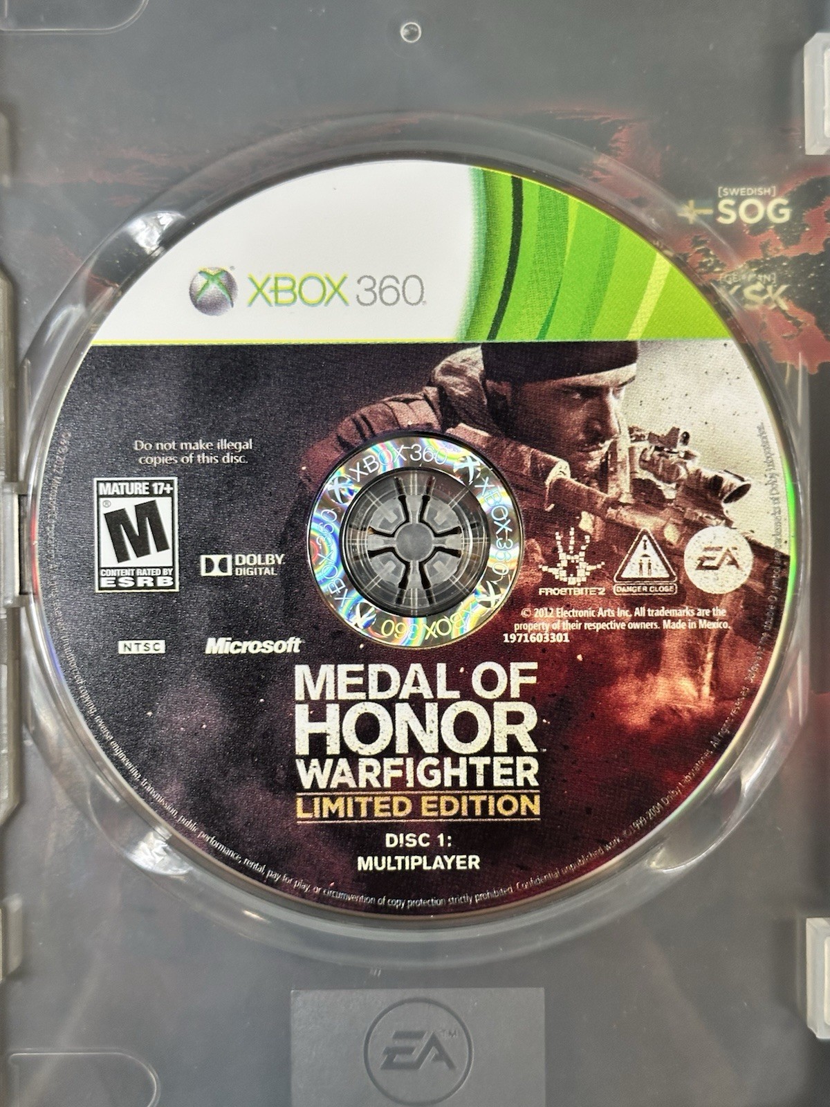 Medal of Honor Warfighter Limited Edition Steelbook CIB – Xbox 360 **TESTED**