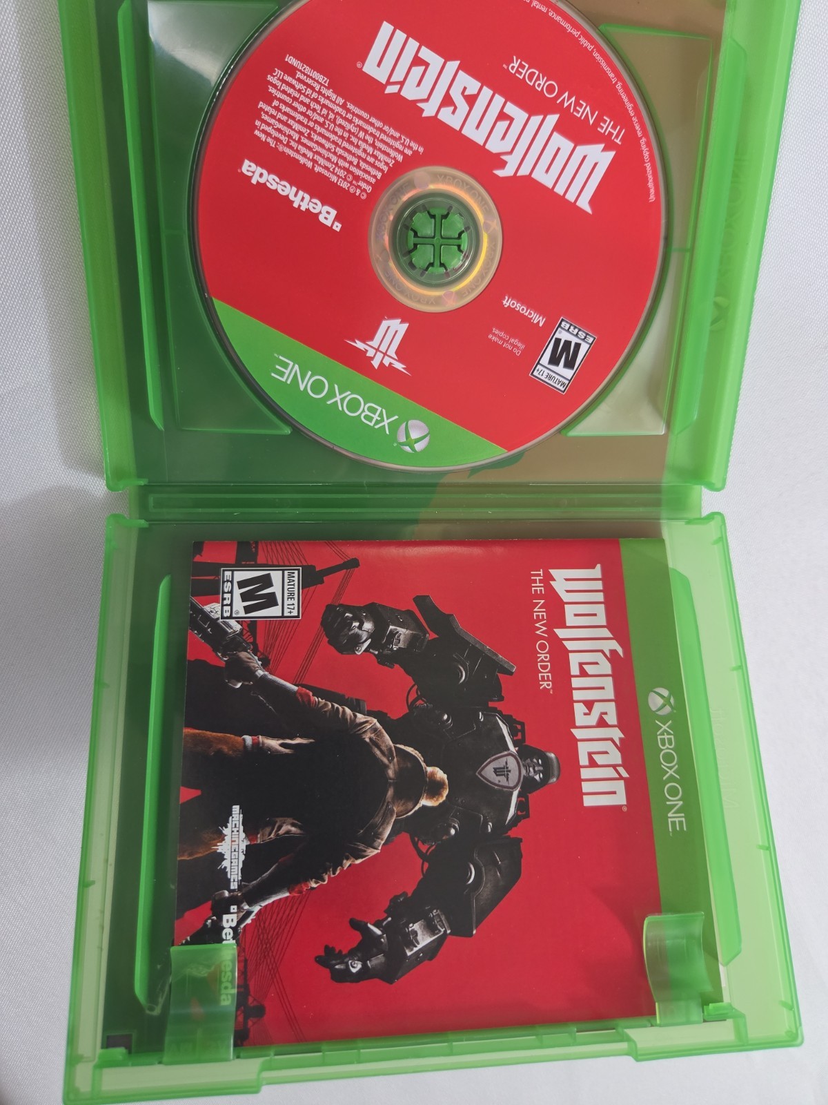 Wolfenstein: The New Order – Xbox One – Complete w/ Case & Manual !!!