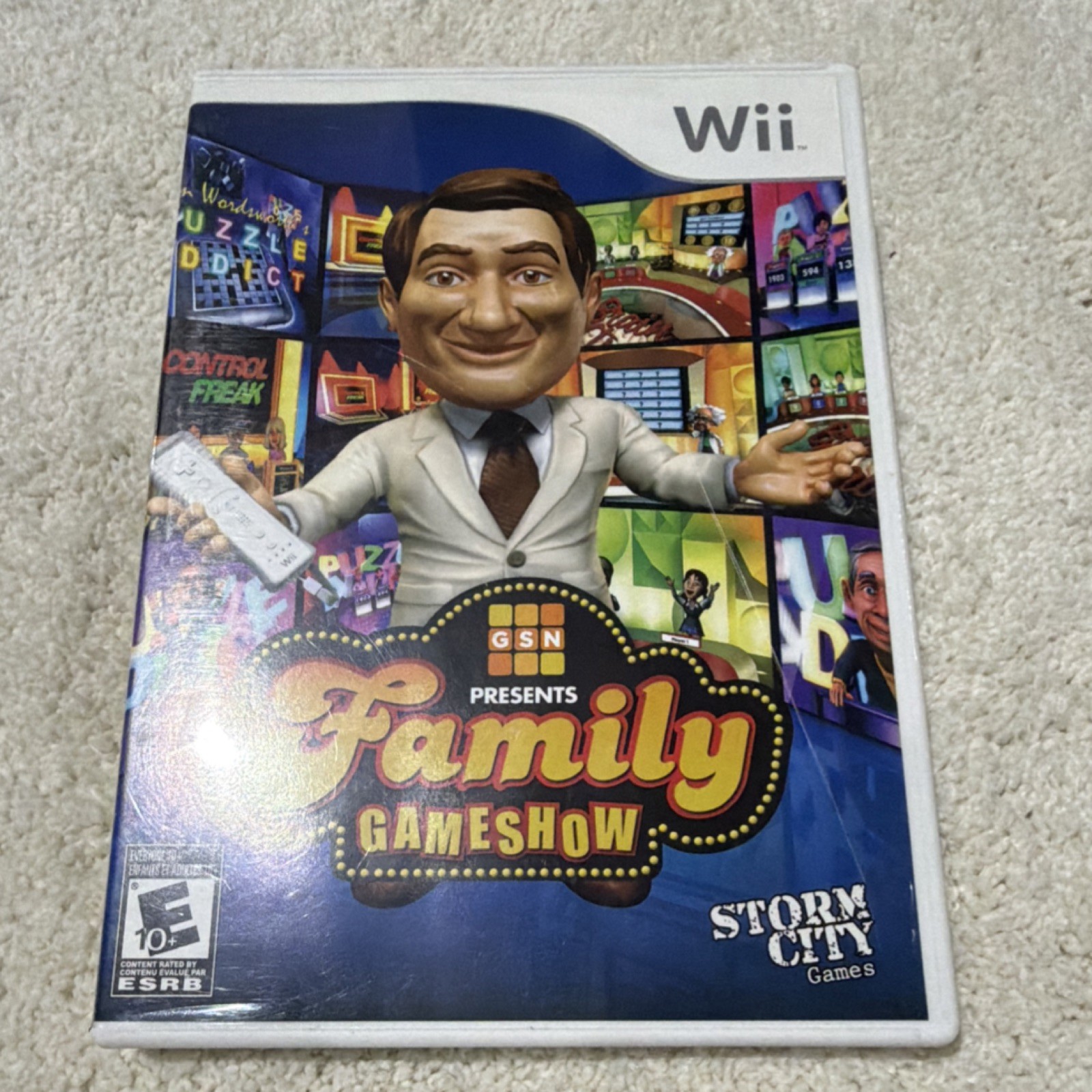 Y2K Storm City Games GSN Presents Family Gameshow Nintendo Wii Manual Included