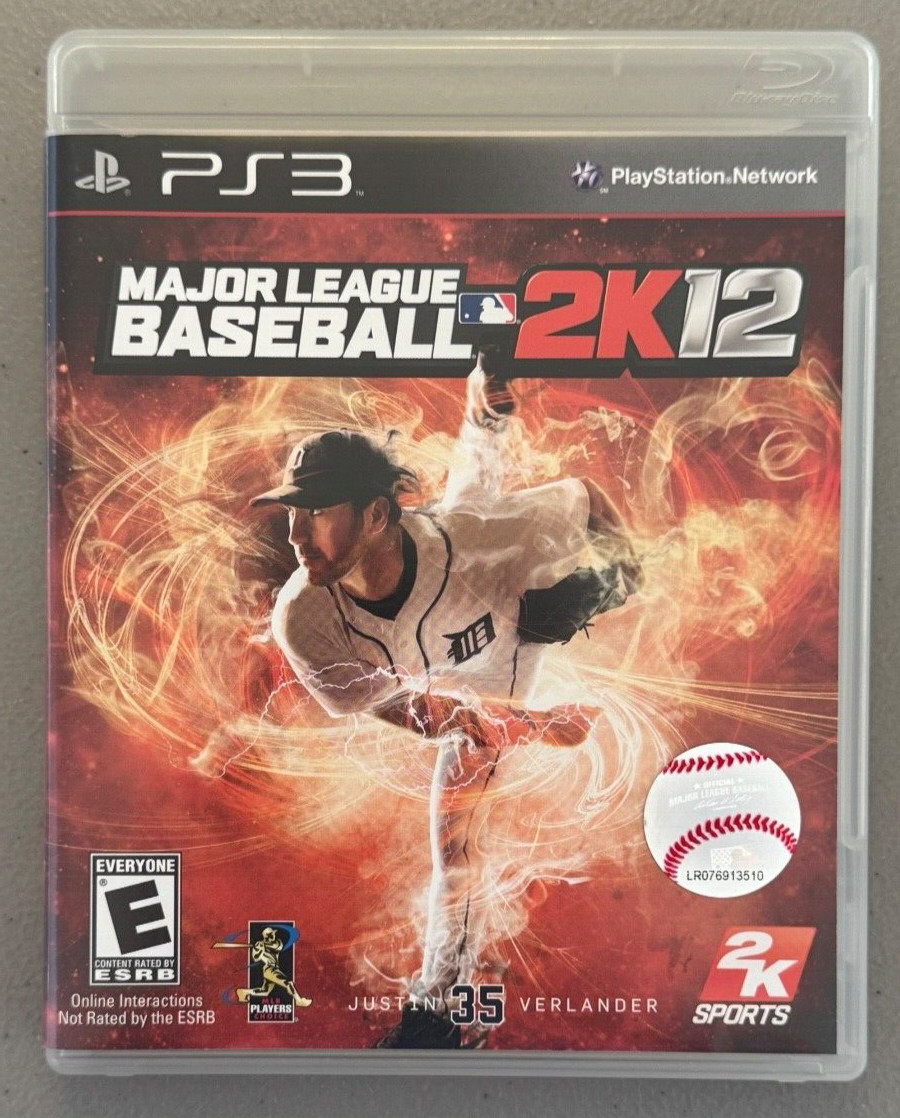 MLB 2K12 – PlayStation 3 – Case, Disc & Manual