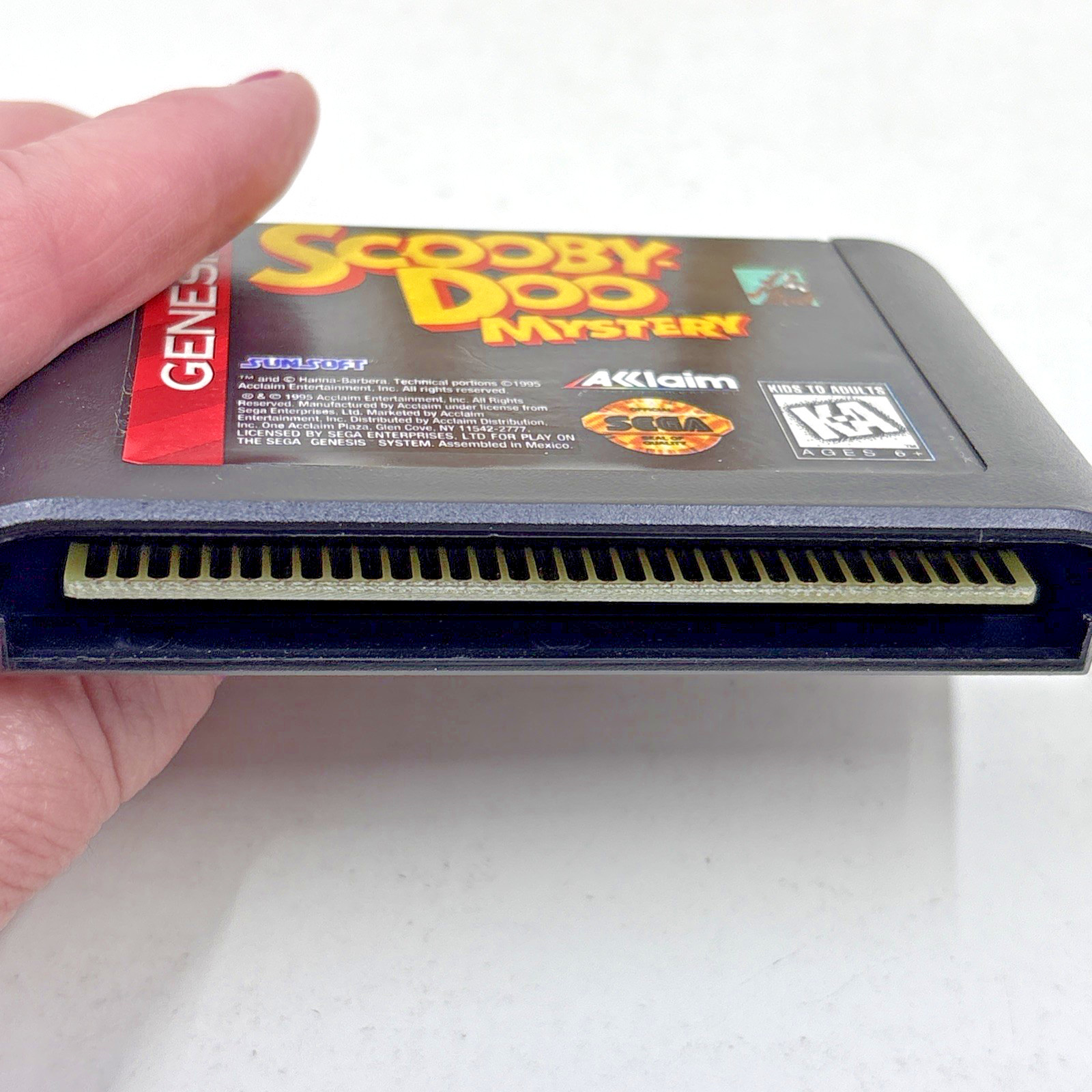 Scooby-Doo Mystery (Sega Genesis) Authentic Cartridge/Booklet Only -Tested