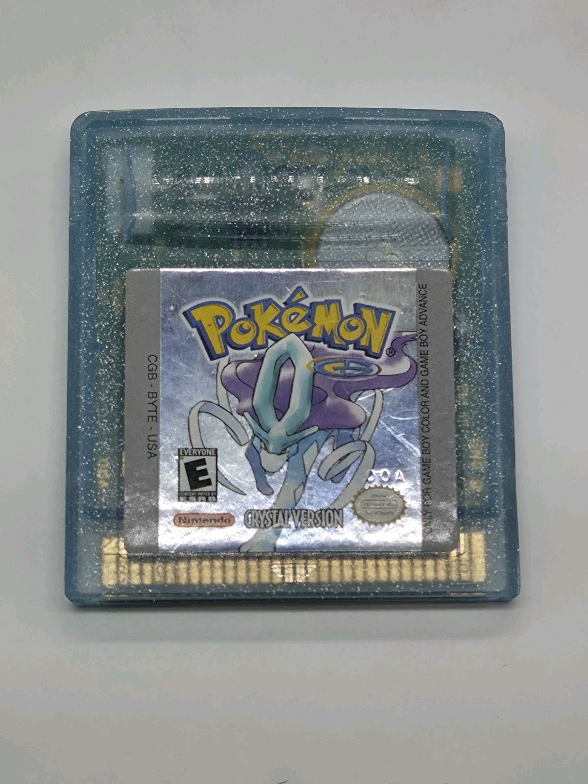 Pokemon Crystal Version (Game Boy Color) Authentic TESTED with protective case
