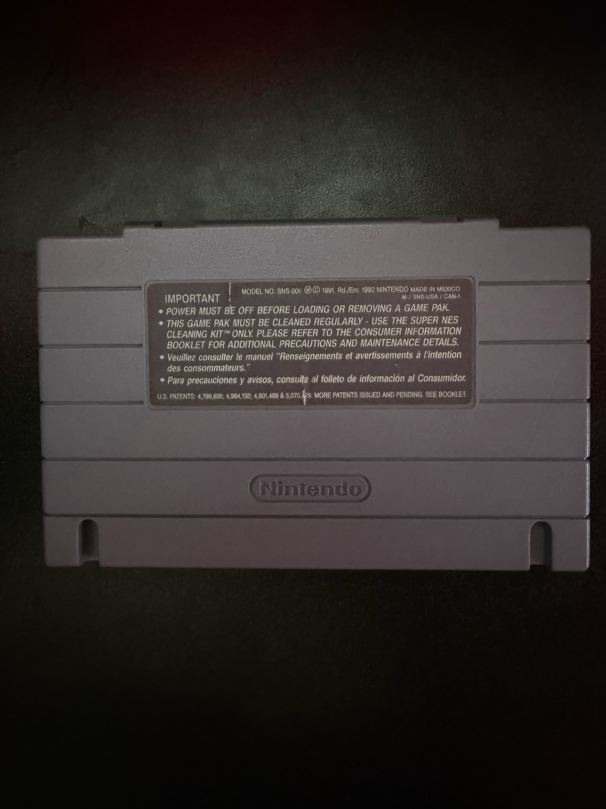 Nintendo Super Mario RPG Legend of the Seven Stars SNES Authentic TESTED