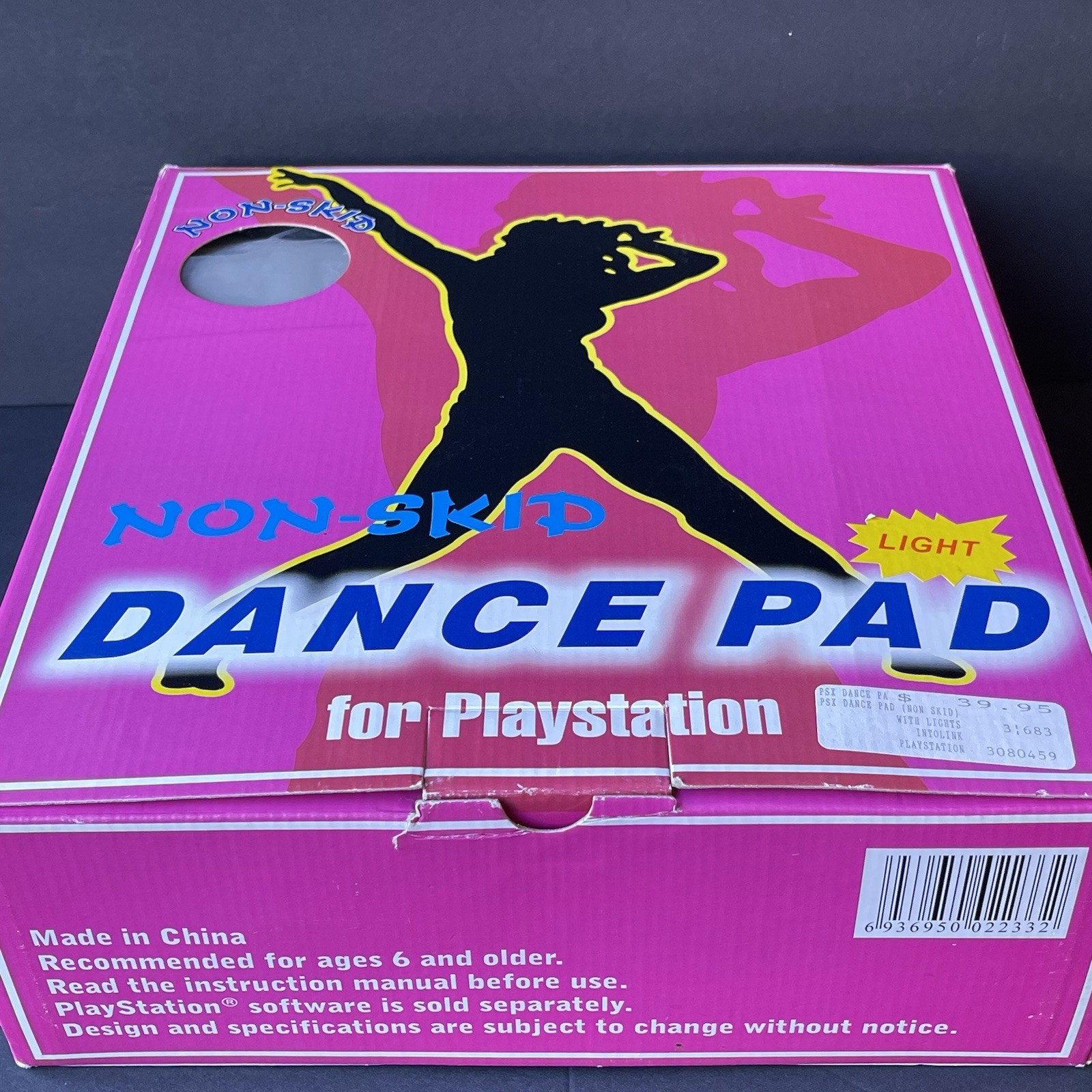 Dance Revolution DDR Pad for PlayStation PS1 PS2 Stay Cool Wired Game Mat in Box
