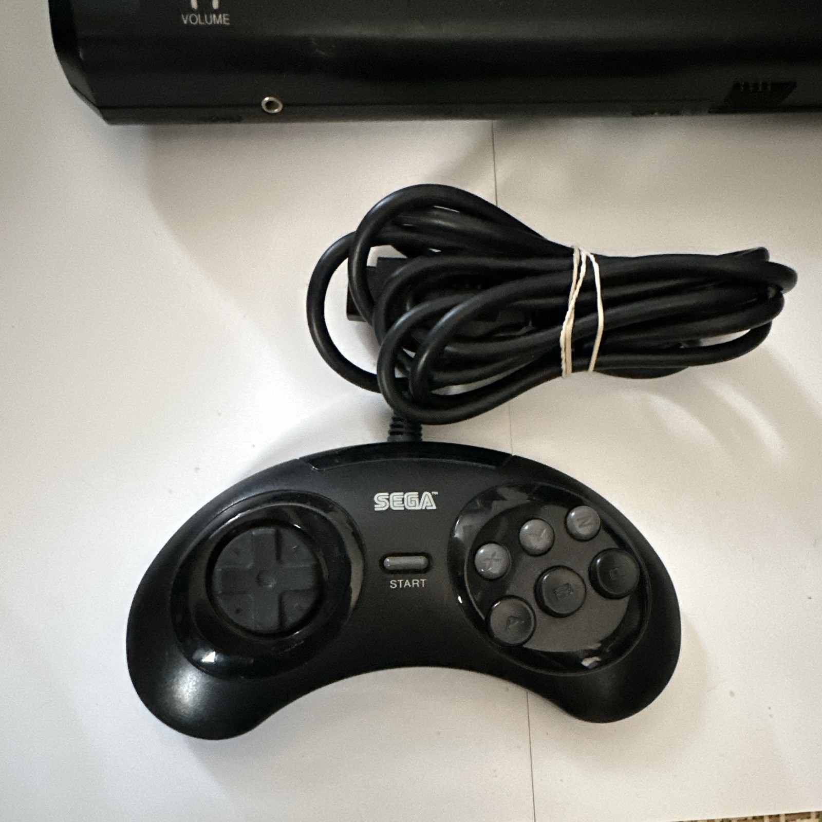 SEGA Genesis 16-Bit Console Lot MK-1601 and MK-1631 4 Controllers + AC Adapters