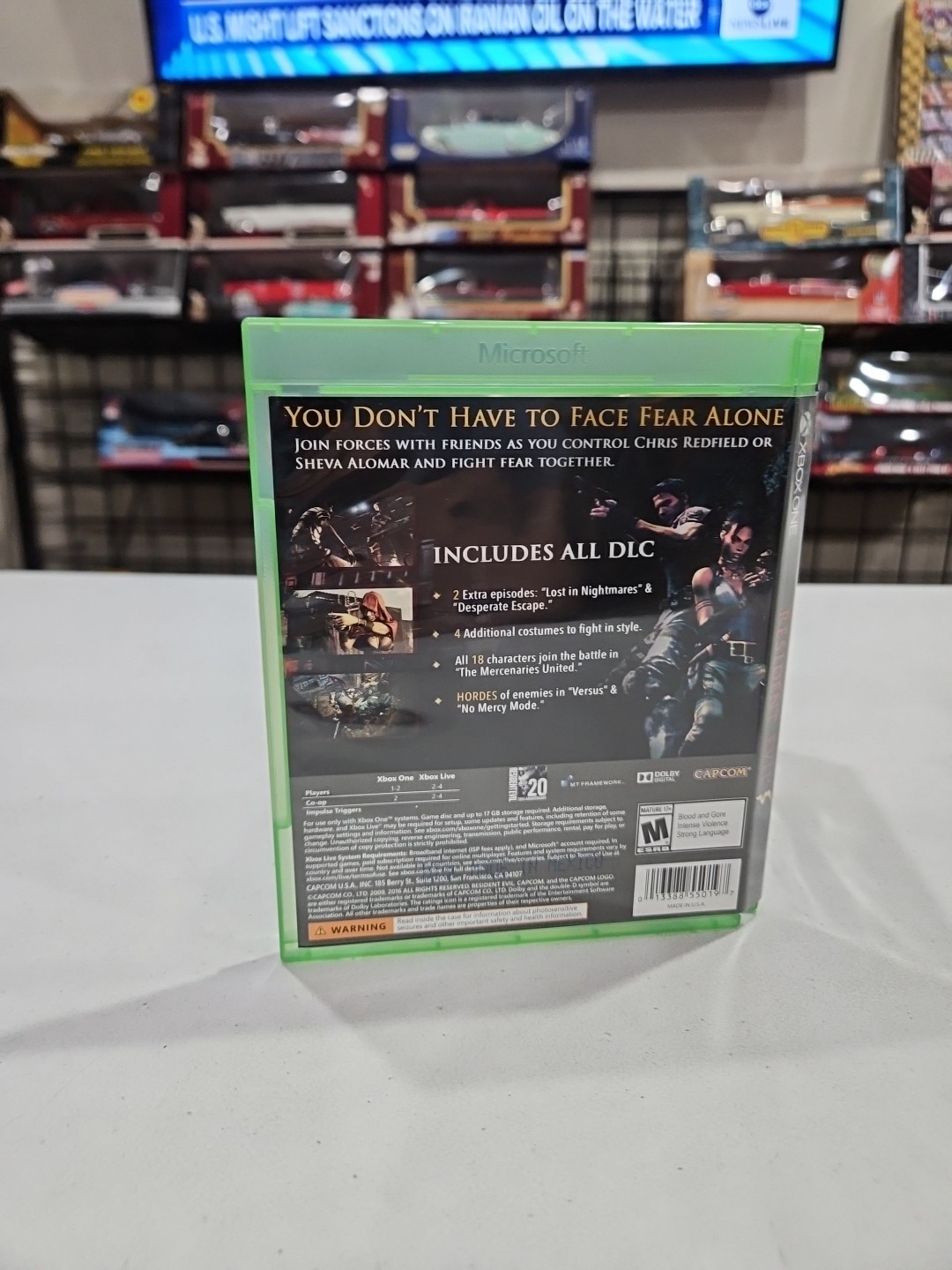 Resident Evil 5 Xbox One VERY RARE Tested Working 🇺🇸 FREE SHIPPING INCLUDED