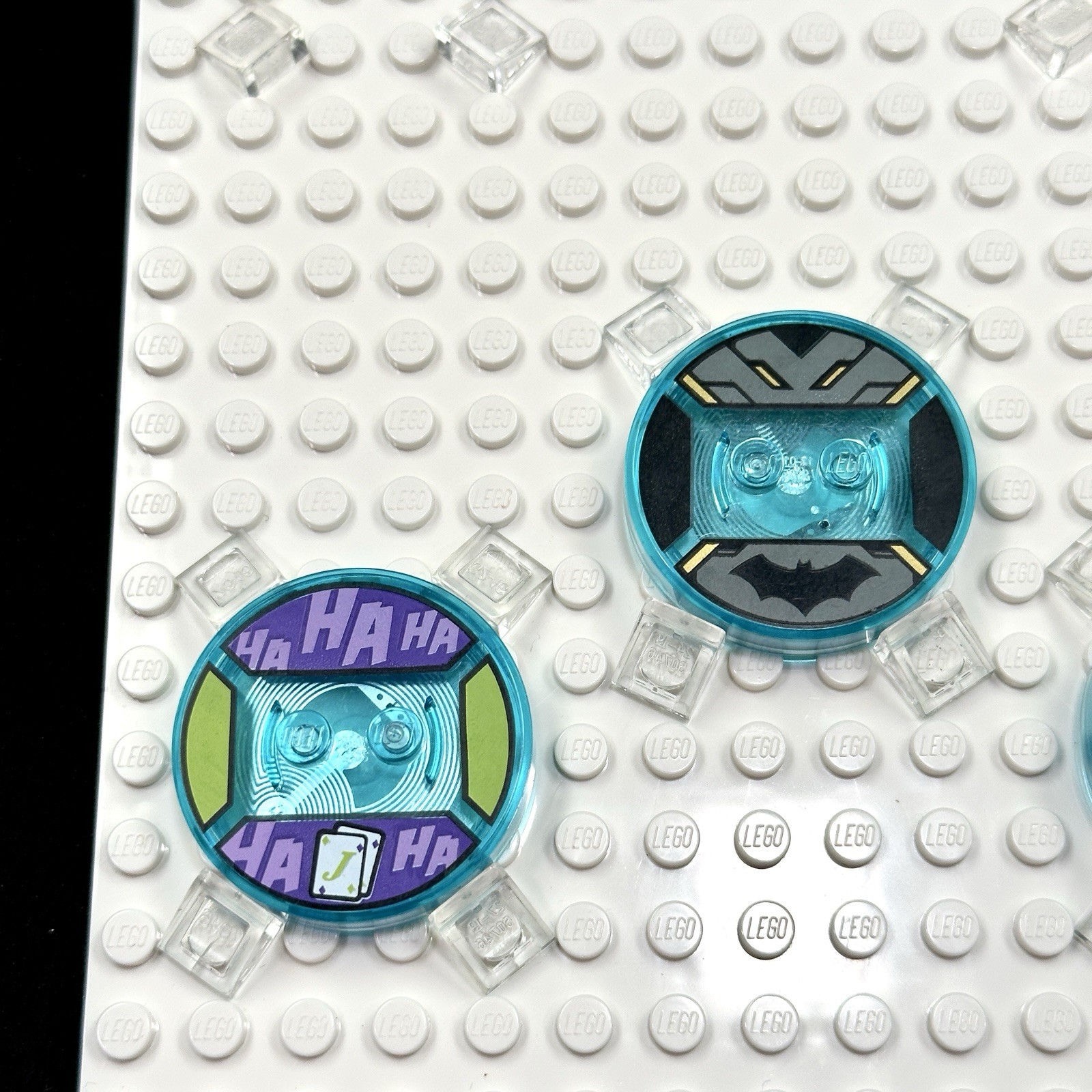 LEGO Dimensions Toy (3) pc Base Disc Tag Only Lot – DC Hero & Villan Themes