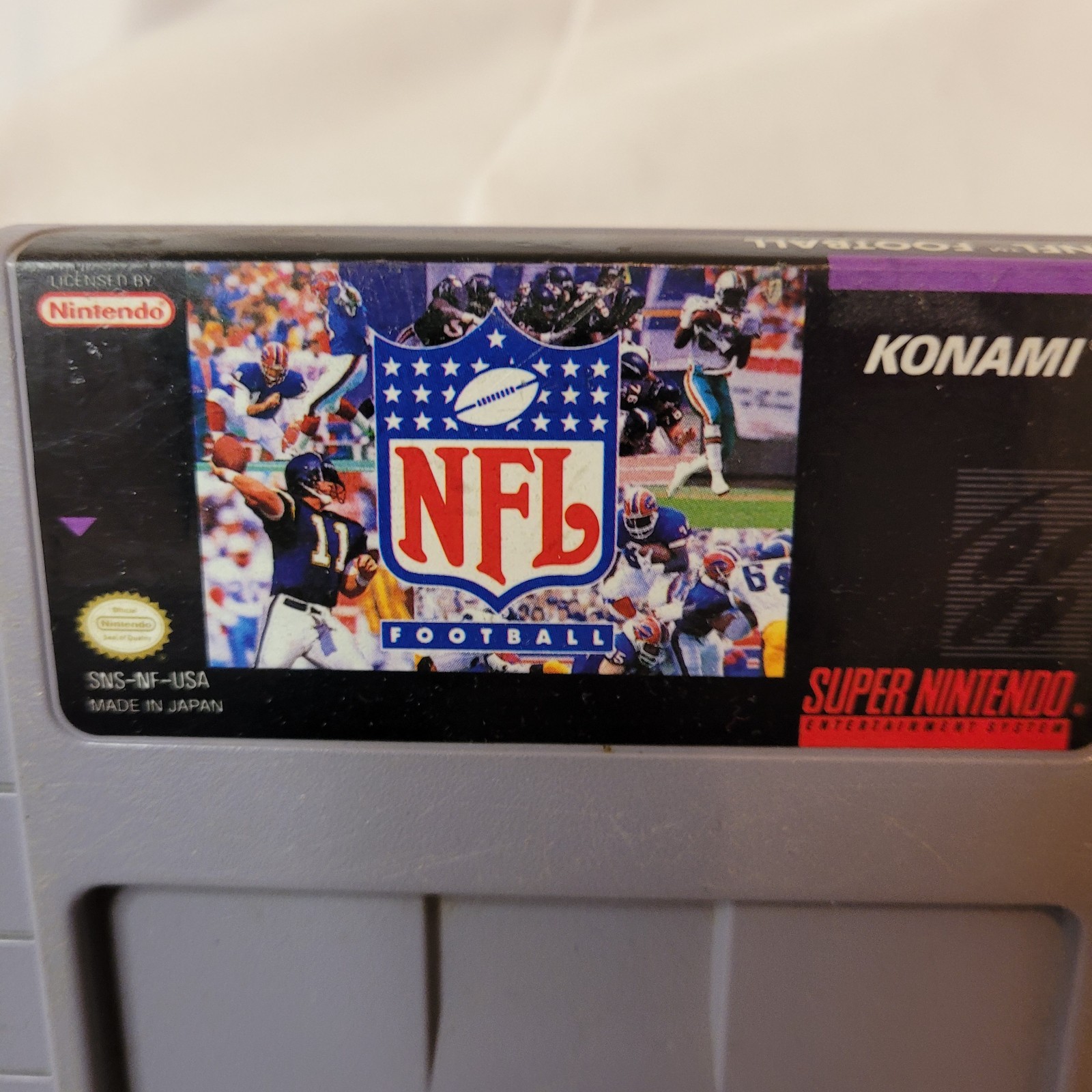 NFL Football SNES Super Nintendo