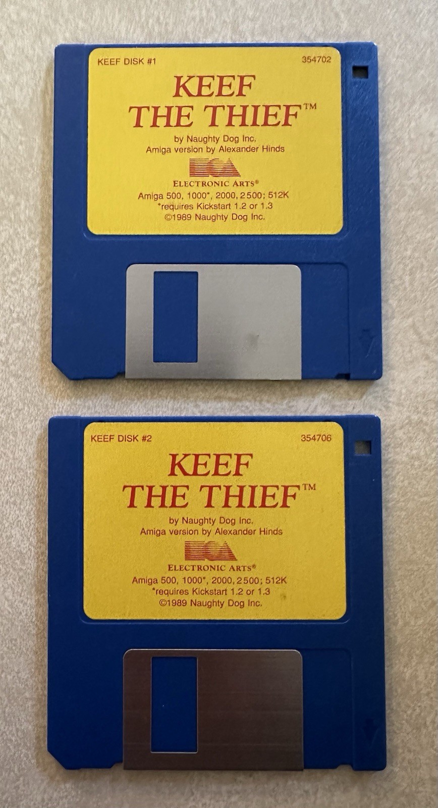 Keef the Thief for Amiga Electronic Arts 1989 Game Complete In Box