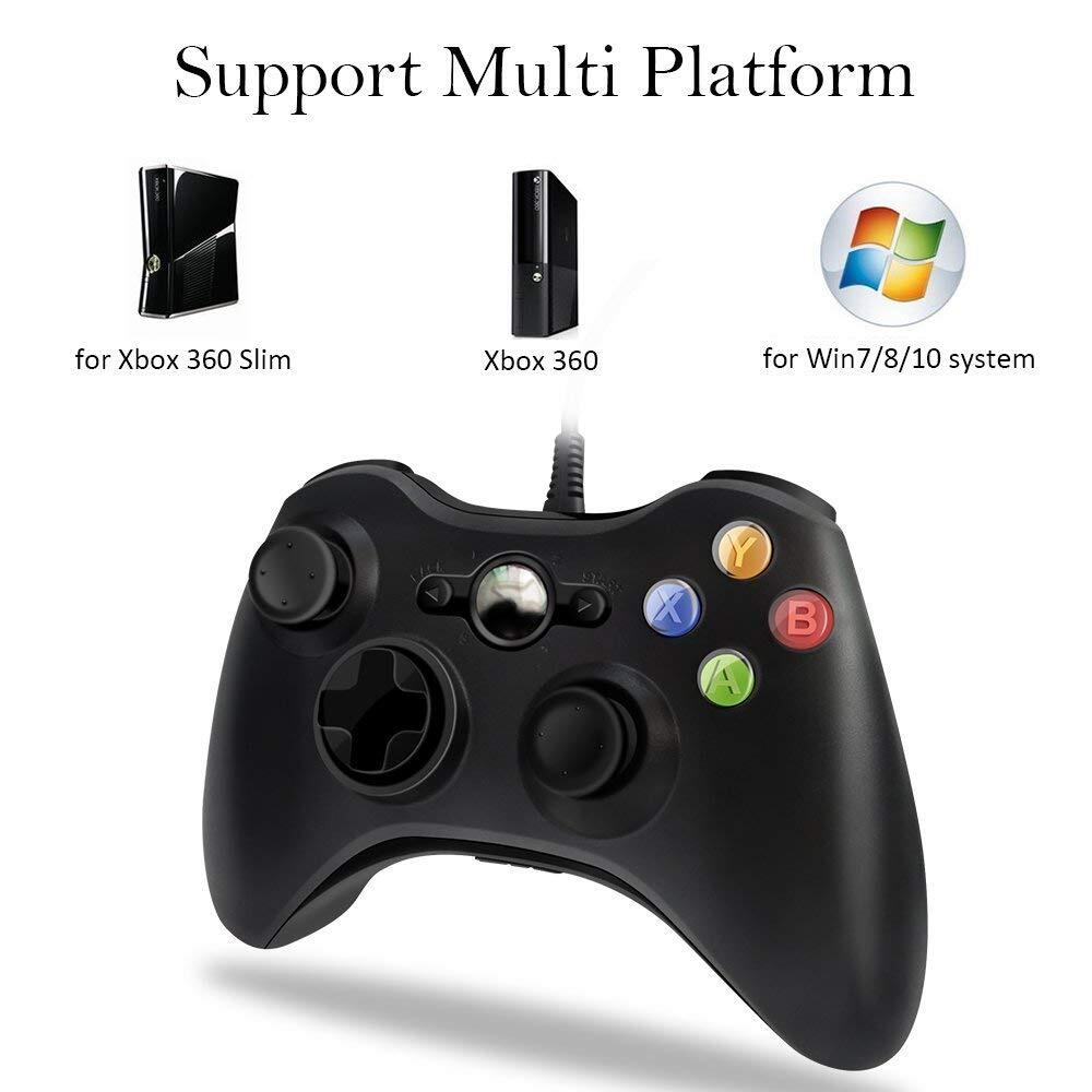 USB Wired Gamepad Controller Joystick For Xbox 360 Console PC WIN 7 8 10