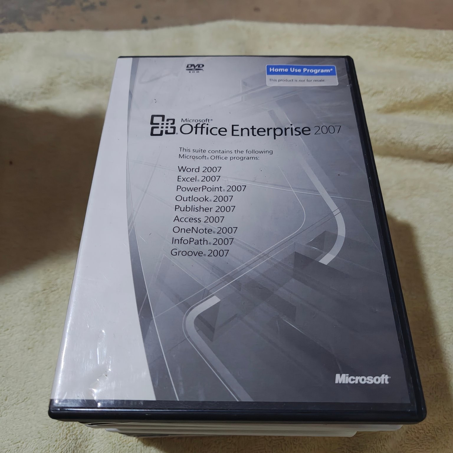 Microsoft Office Enterprise 2007 DVD Keep Case Multi-Platform Software