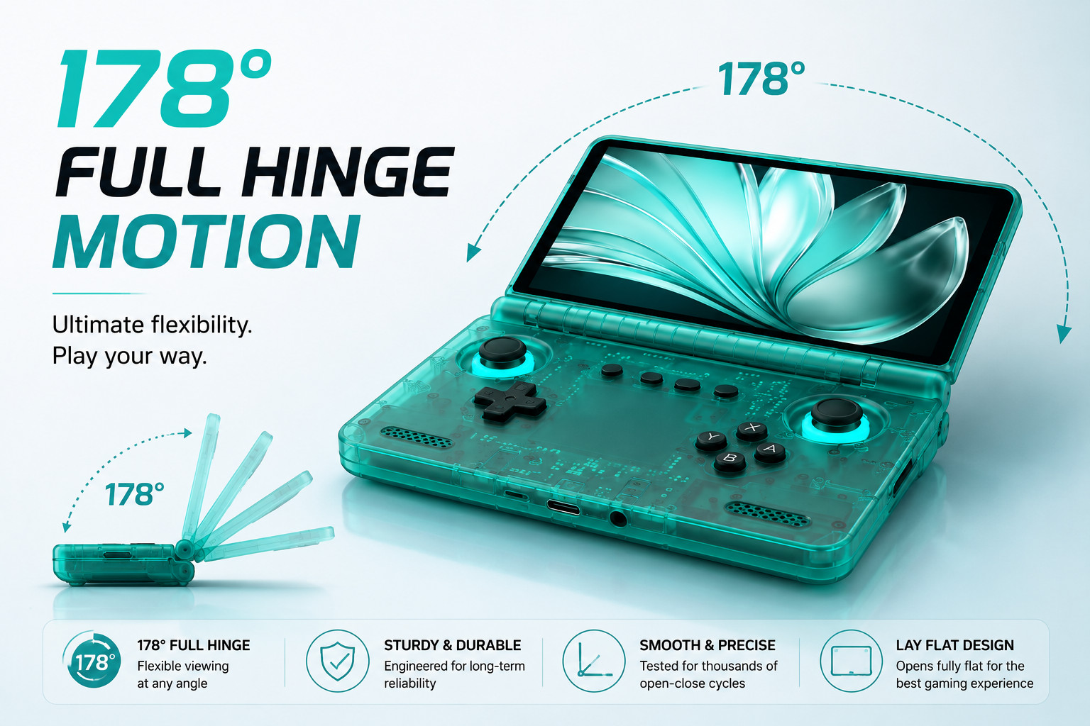 Retroid Pocket Flip 2 Handheld Game Console