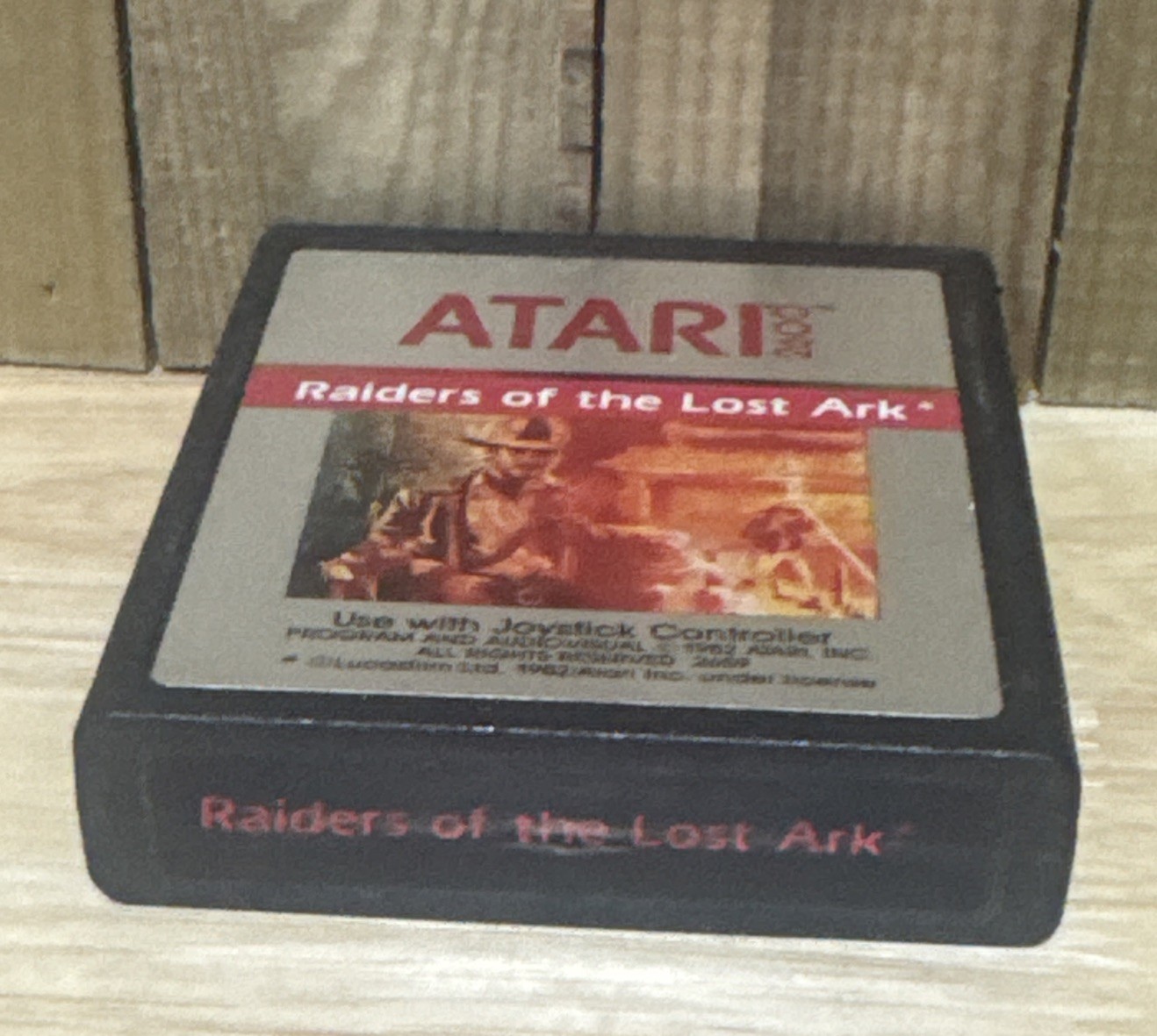Atari 2600 Raiders of the Lost Ark Cart Indiana Jones!