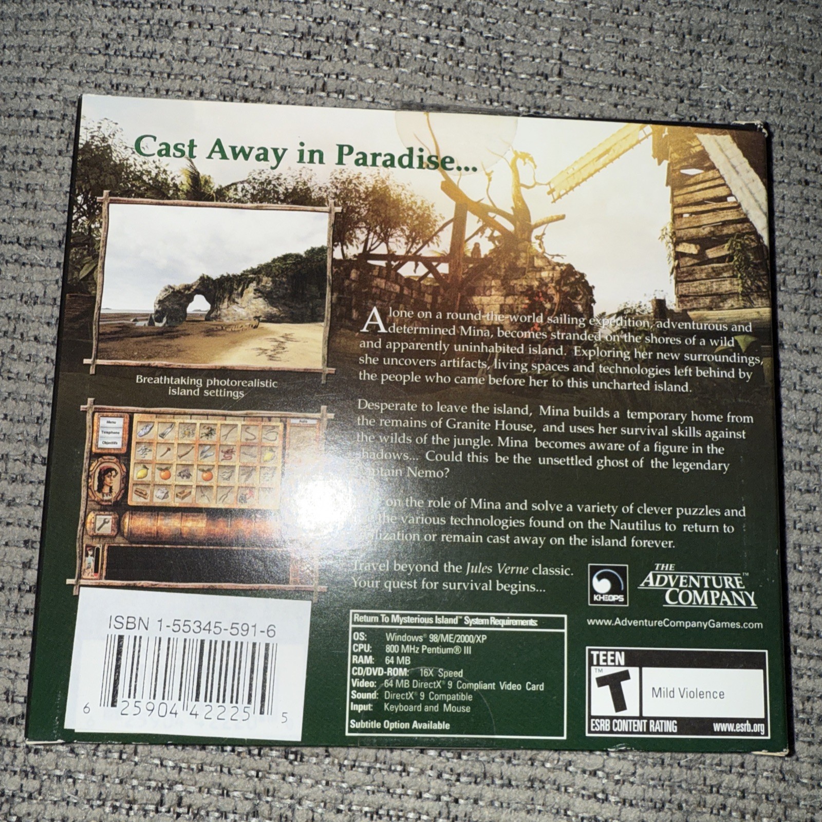 Return to Mysterious Island PC Game The Adventure Company 2004 Video Game