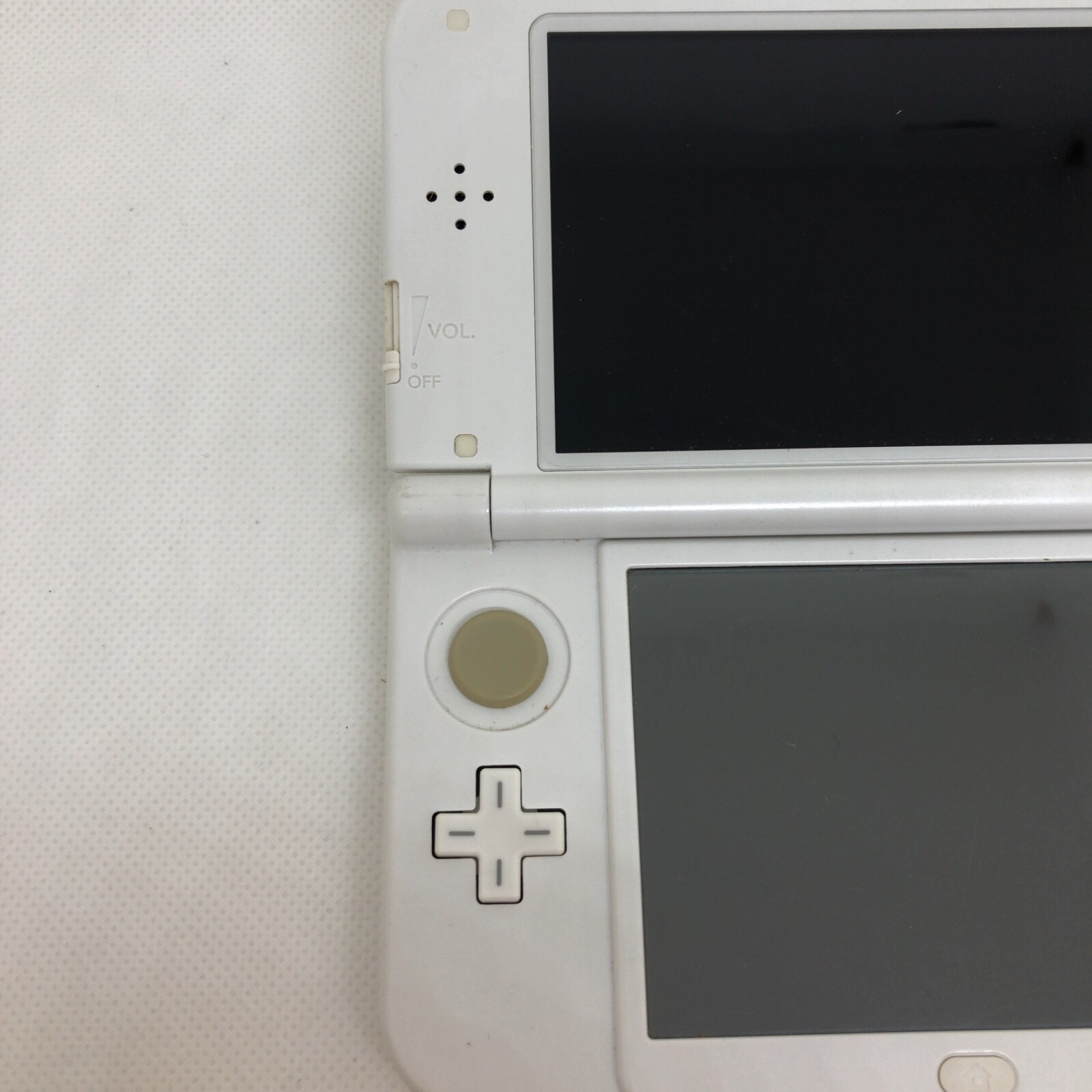 DUAL IPS New Nintendo 3DS XL LL Pearl White Console Japan Used Box #J233