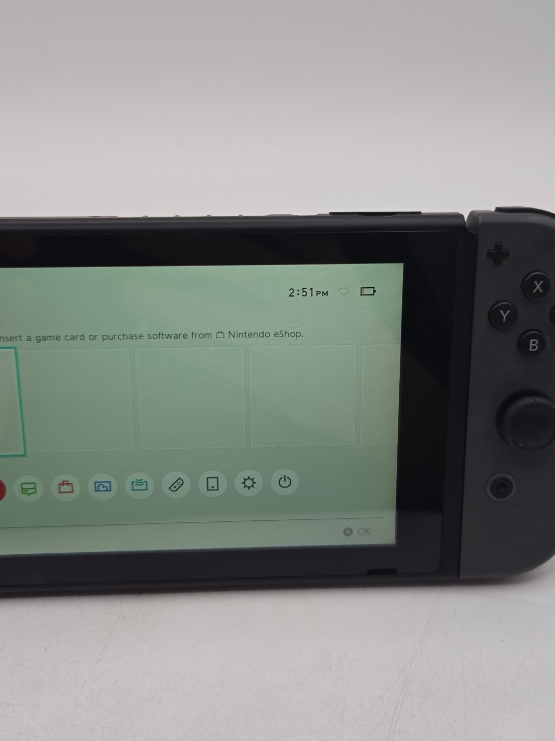 Nintendo Switch Handheld Console – Black/grey Joy-Cons – Excellent Bundle