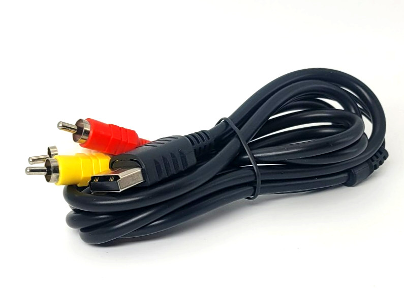 Sega Dreamcast AV Cable Replacement – 6FT Composite RCA Audio Video Cord