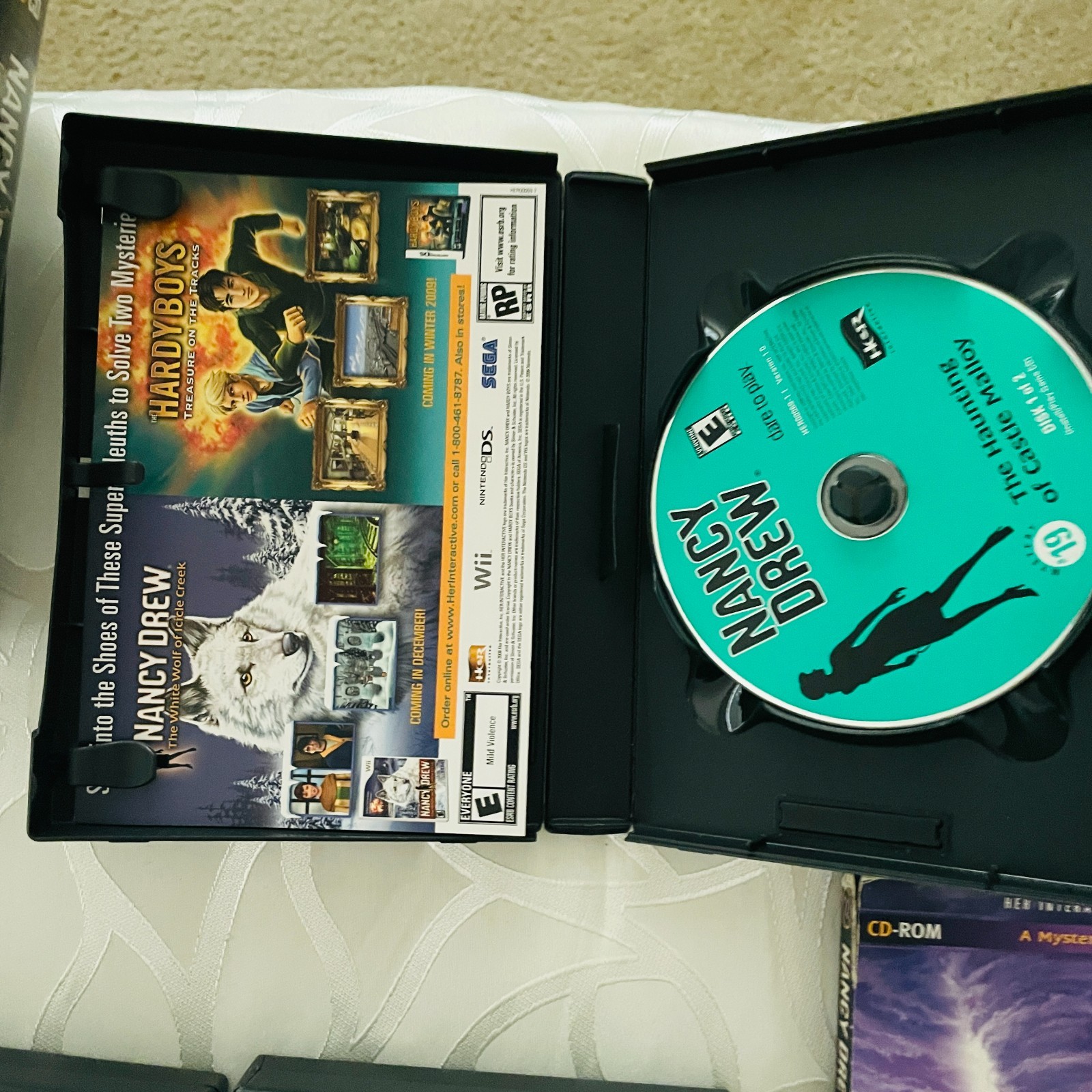 13 Pc Nancy Drew PC Game Lot HER Interactive White Wolf To Ghost Thornton Hall