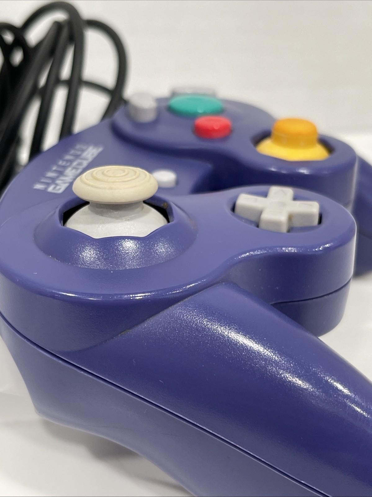 🔥 Nintendo Gamecube Controller Purple Violet Indigo DOL-003 OEM VGC TESTED