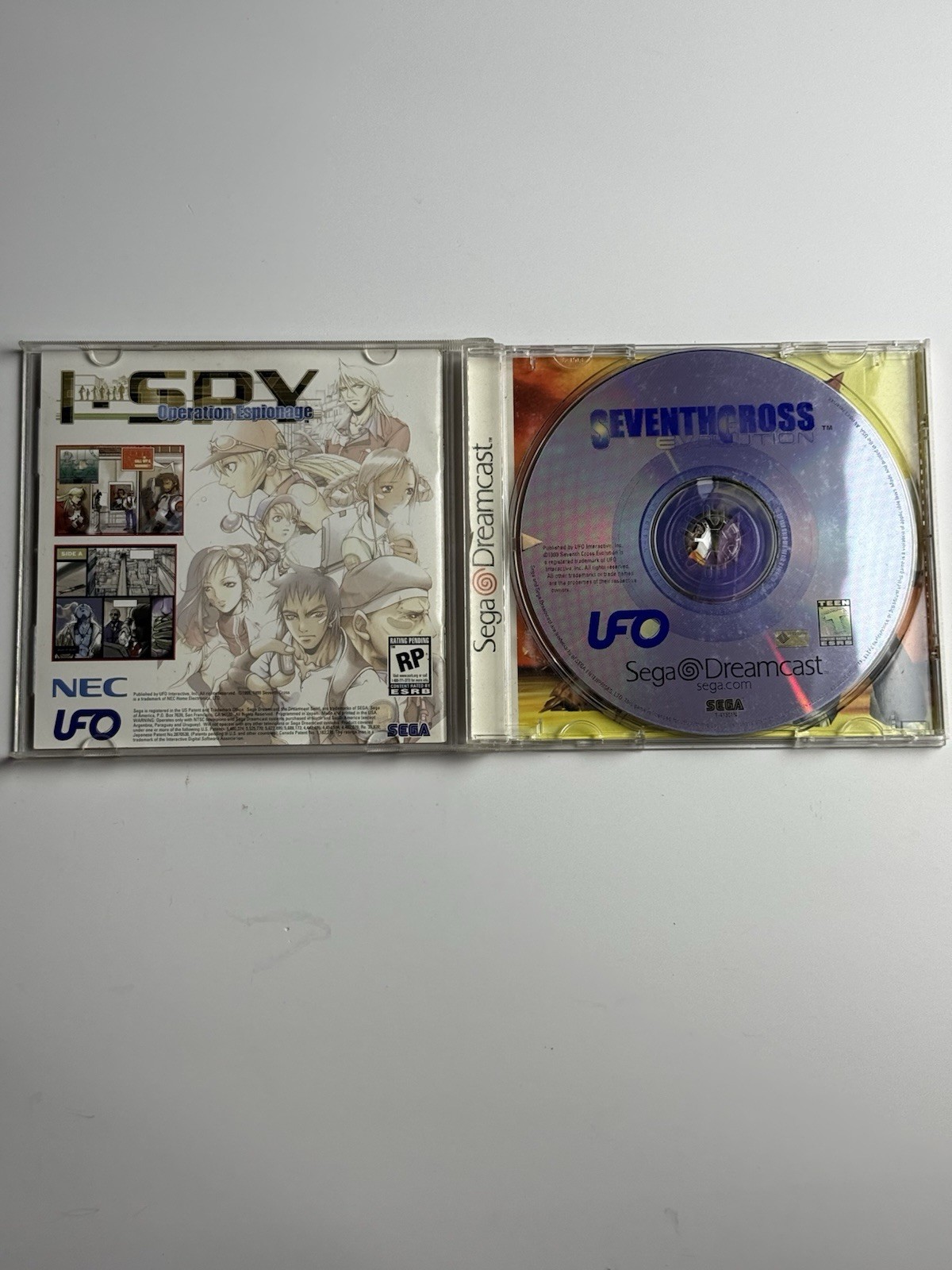 Seventh Cross: Evolution (Sega Dreamcast, 1999) Complete – Tested!