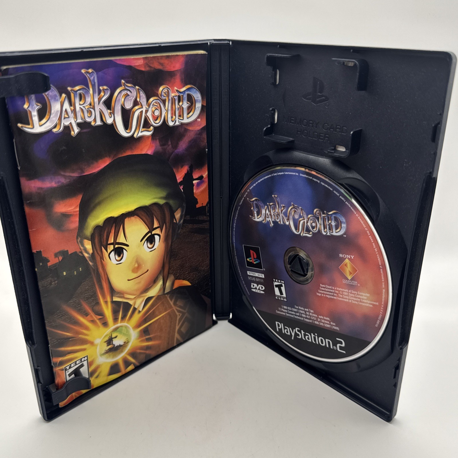 Sony Dark Cloud Role Playing Action Adventure PlayStation 2 CIB W/ Manual