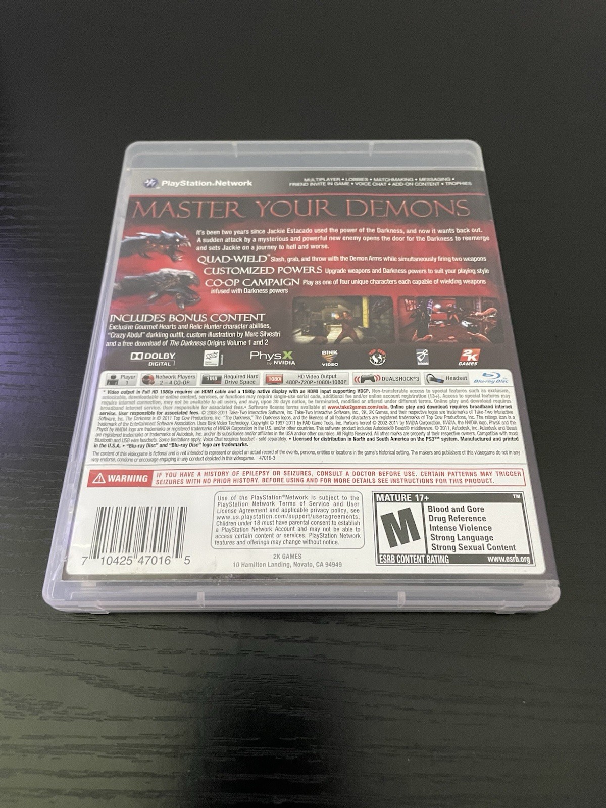 COMPLETE The Darkness II Limited Edition (Sony PlayStation 3, 2012) PS3 2