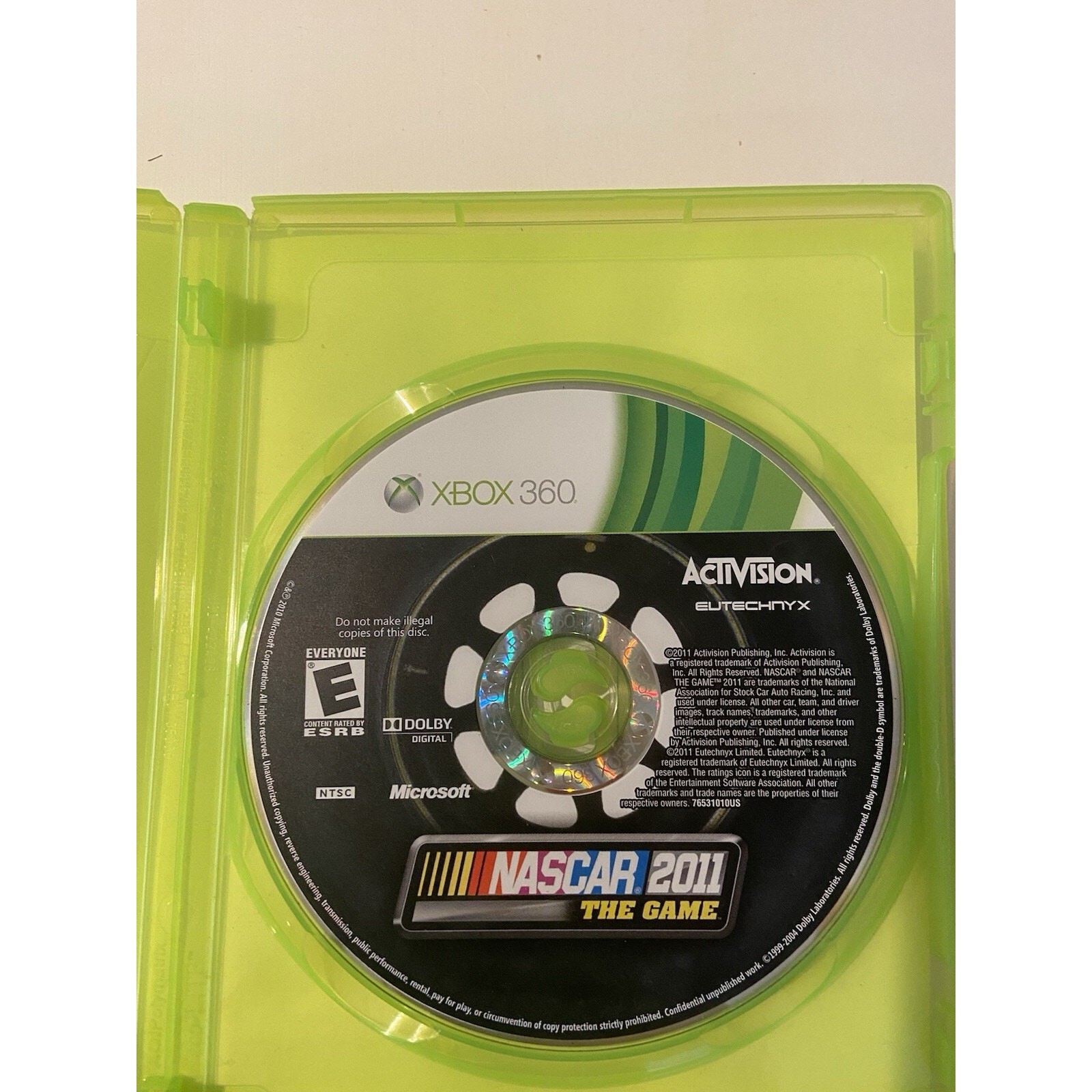 NASCAR The Game 2011 (Microsoft Xbox 360, 2011)